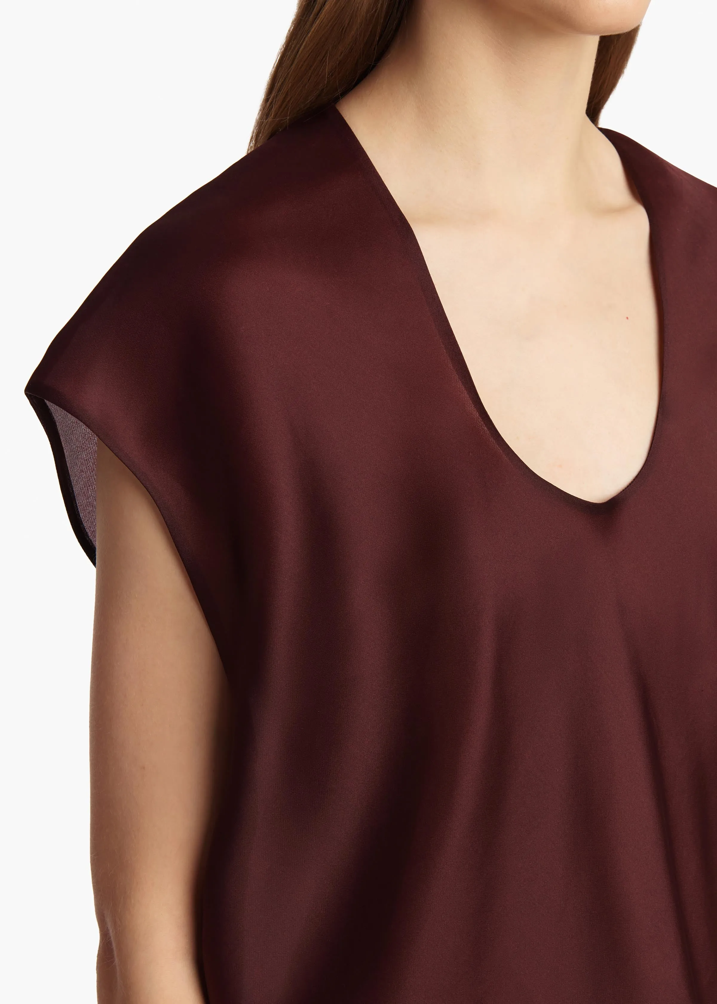 Barbo Top in Almandine sold by KHAITE product image thumbnail 5