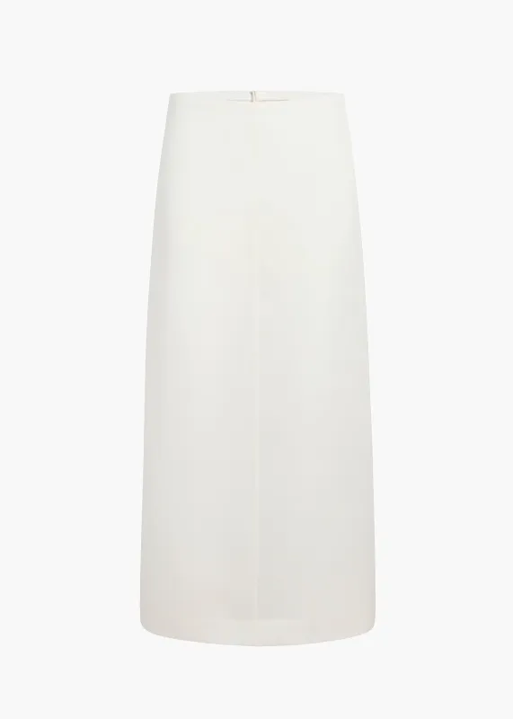 Lalisa Skirt in Chalk sold by KHAITE