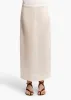 Lalisa Skirt in Chalk sold by KHAITE