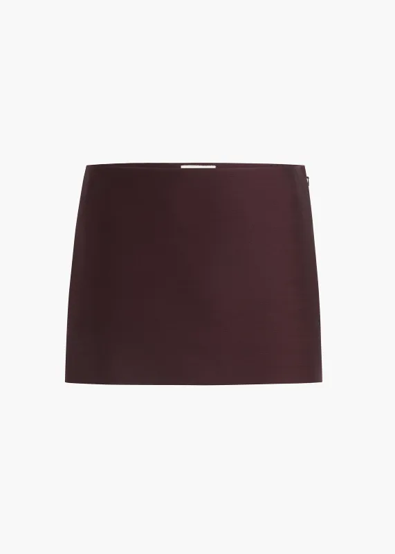 Jett Skirt in Almandine sold by KHAITE