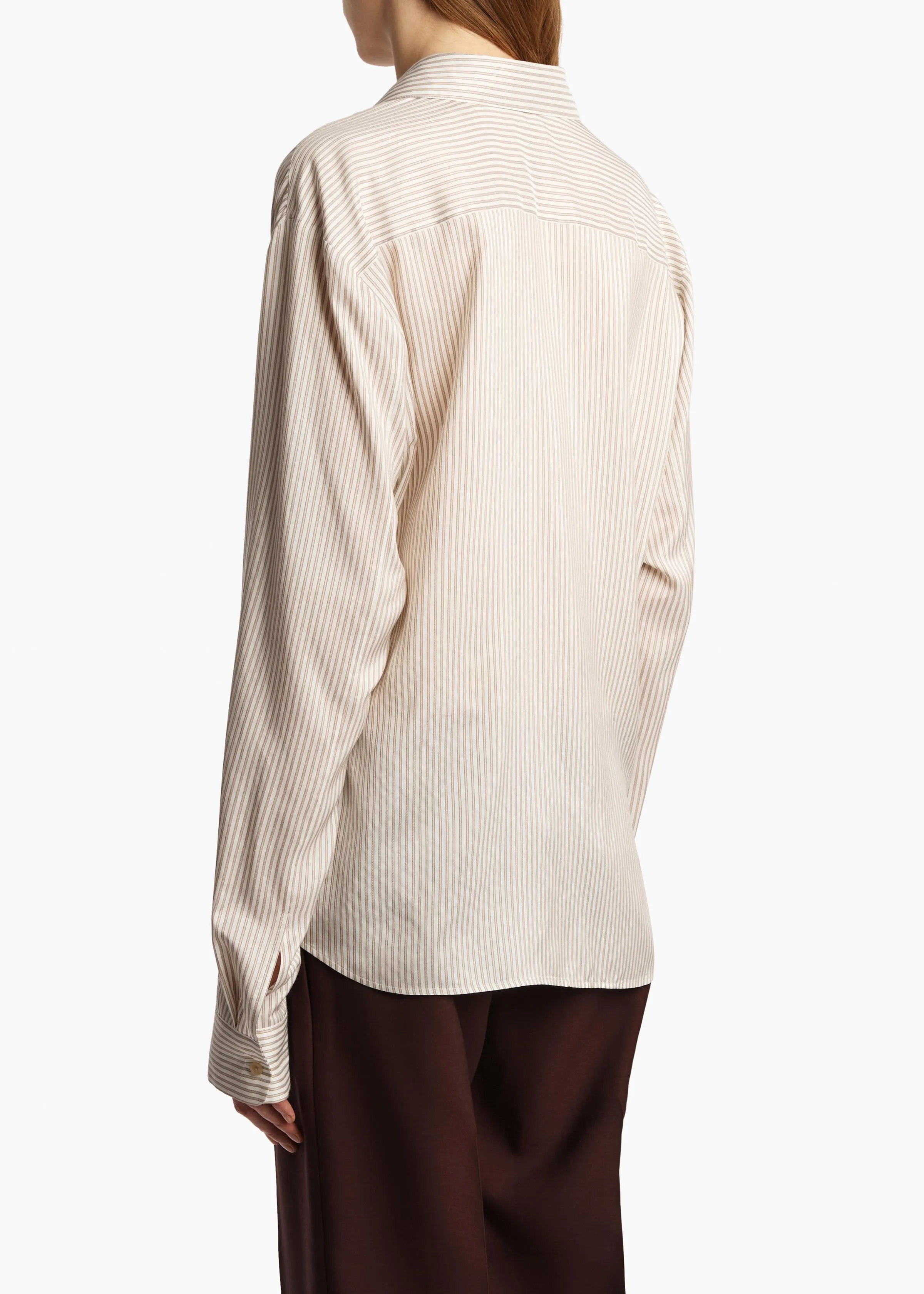 Argo Top in Khaki sold by KHAITE product image thumbnail 4