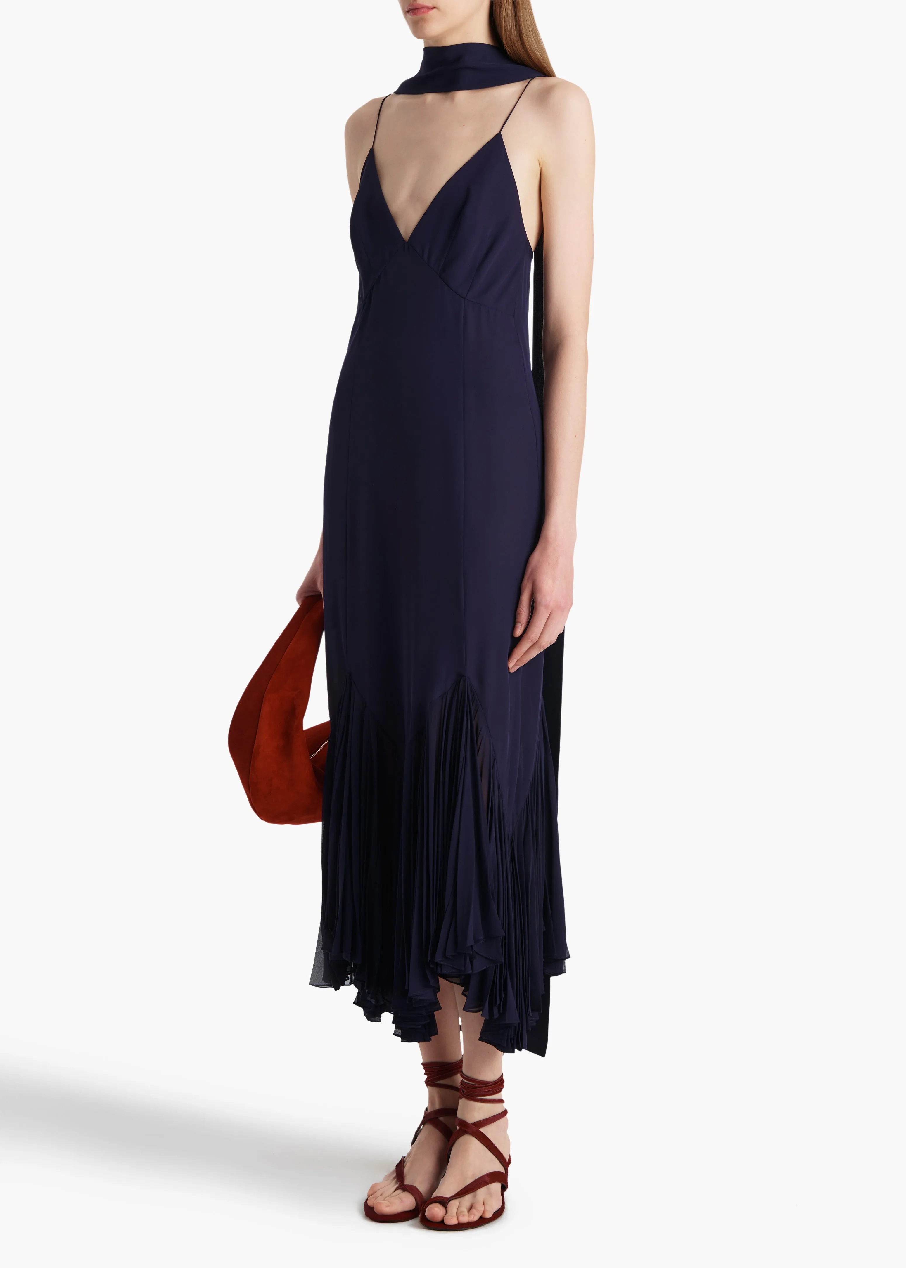 Candita Dress in Amethyst sold by KHAITE product image thumbnail 2