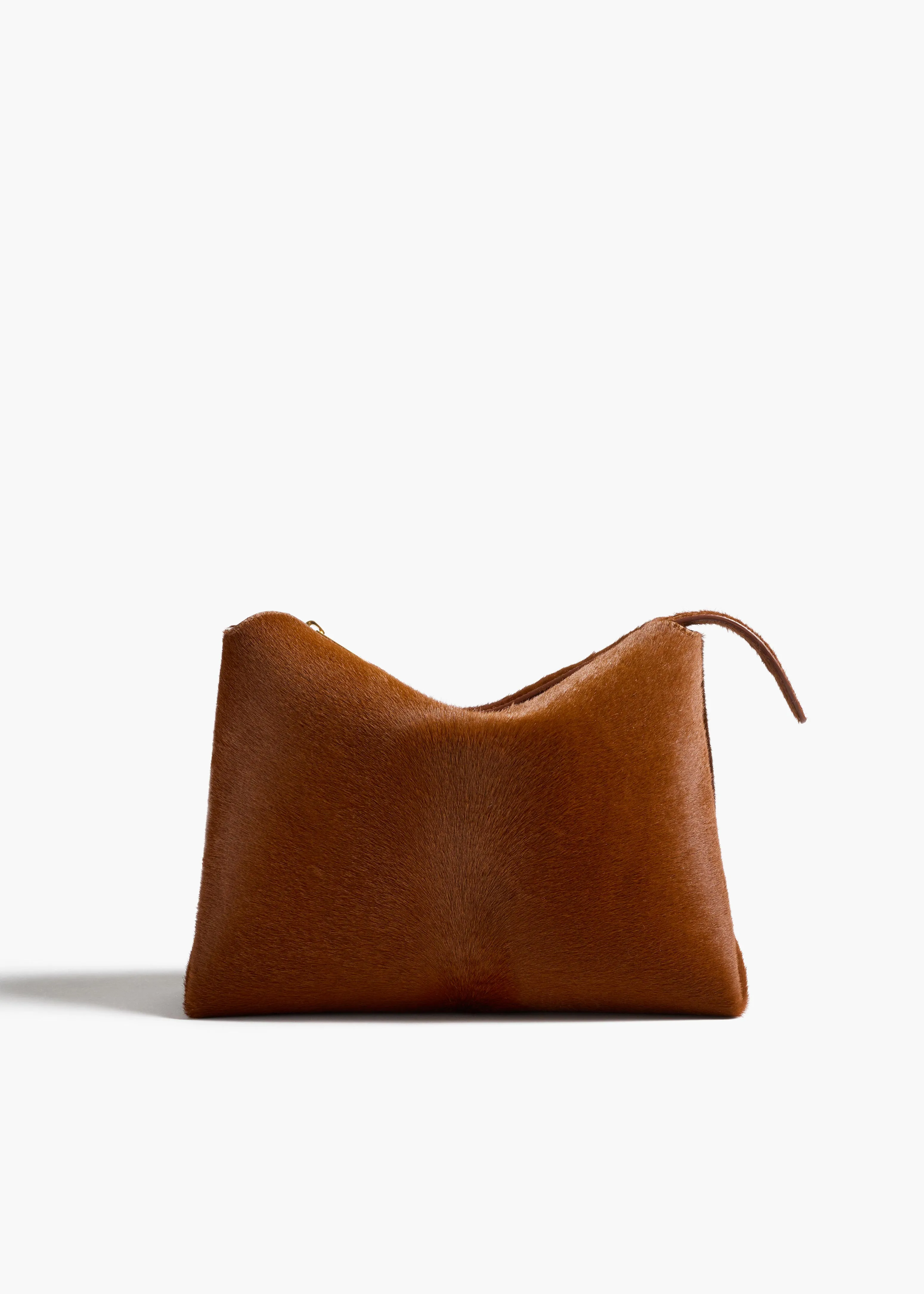 Lina Crossbody Bag in Rust Haircalf sold by KHAITE product image thumbnail 2
