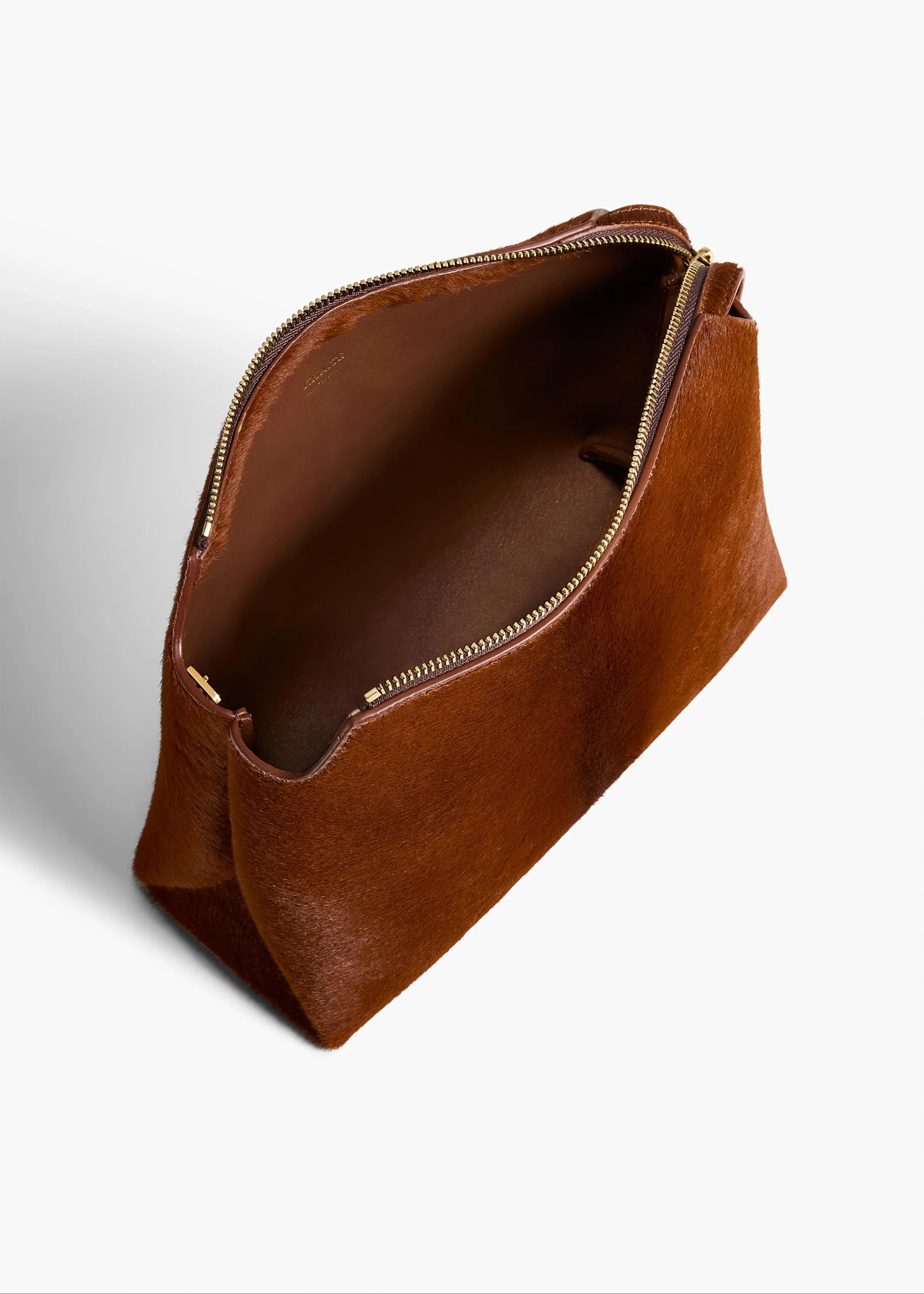 Lina Crossbody Bag in Rust Haircalf sold by KHAITE product image thumbnail 4