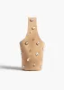 Livia Bag in Powder Suede with Clear Crystals sold by KHAITE