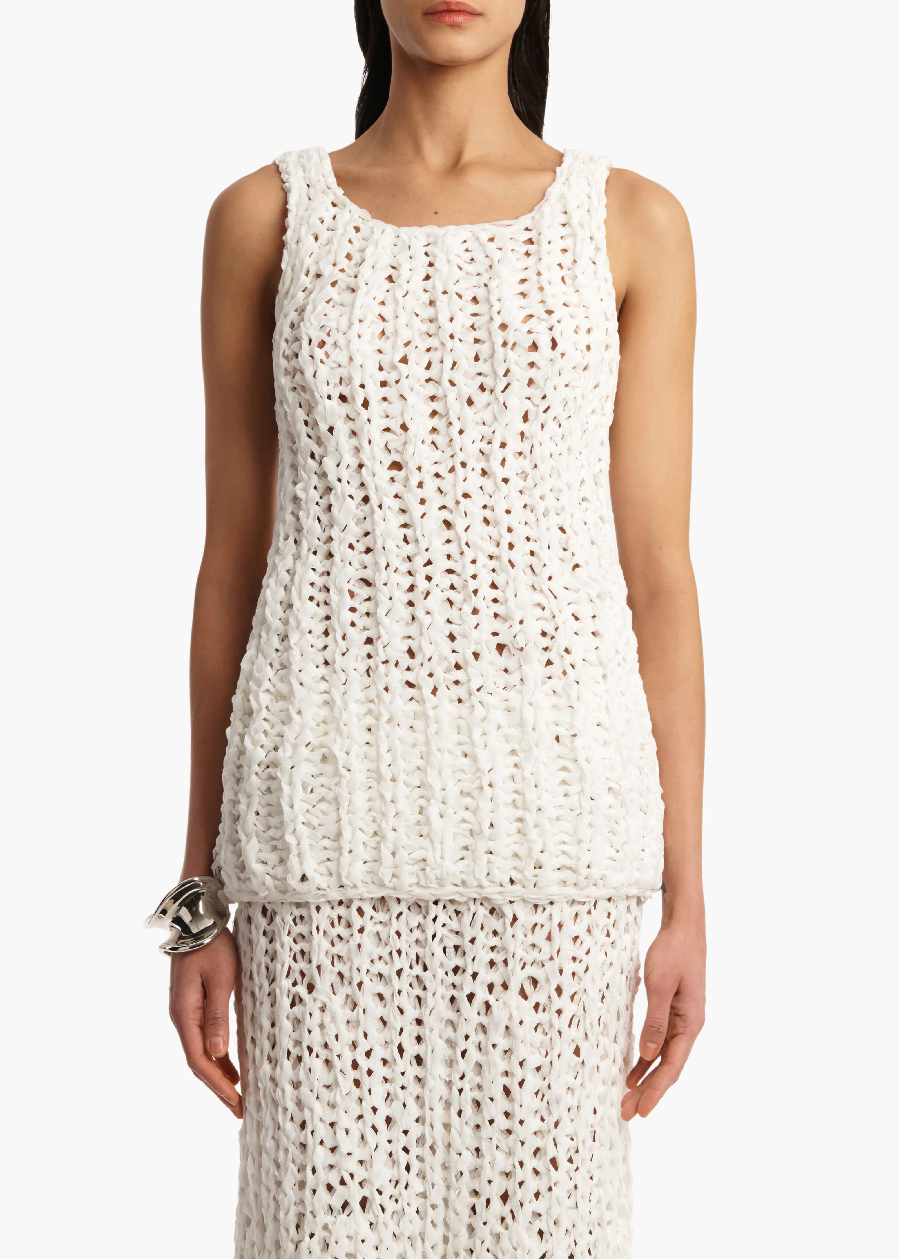 Evita Top in Glaze sold by KHAITE product image thumbnail 3