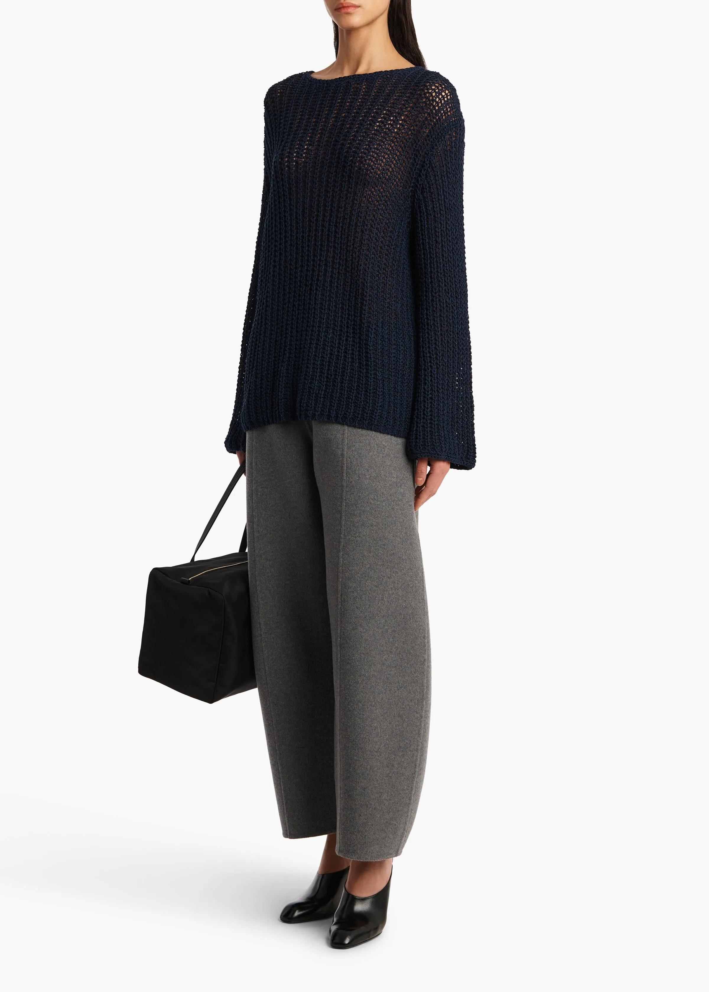 Elowen Sweater in Navy sold by KHAITE product image thumbnail 2