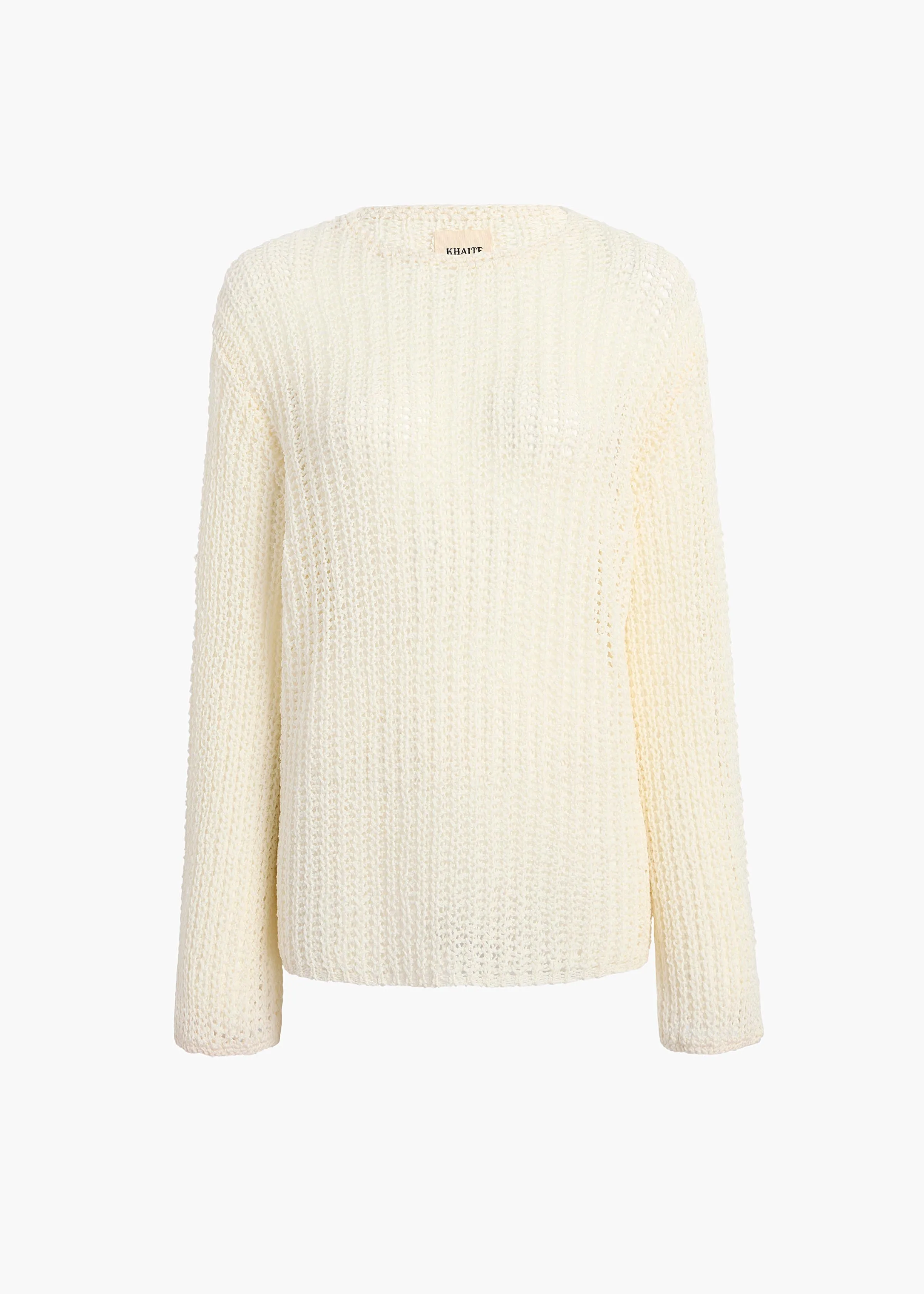 Elowen Sweater in Ivory sold by KHAITE