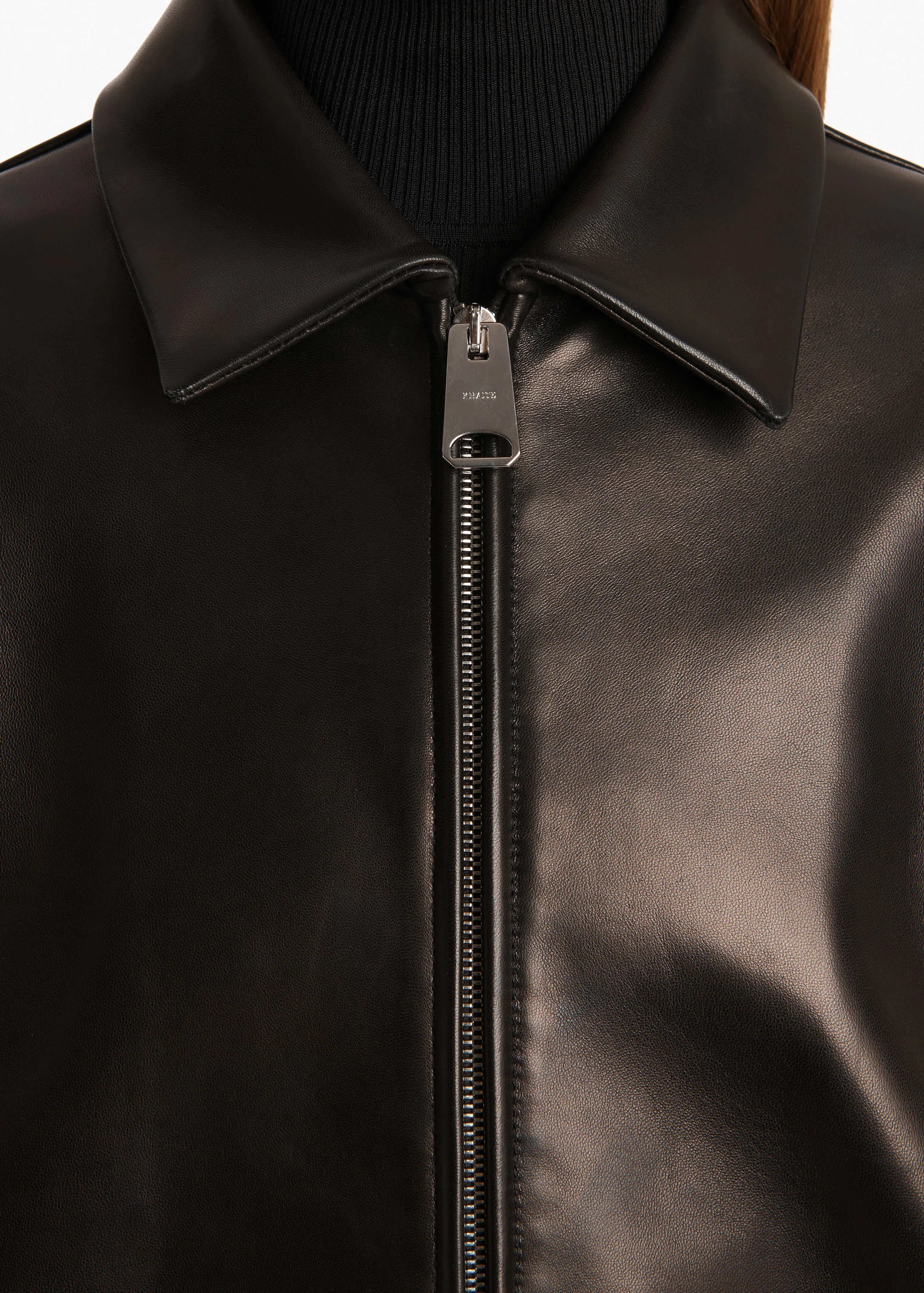 Jackson Jacket in Black Leather sold by KHAITE product image thumbnail 5