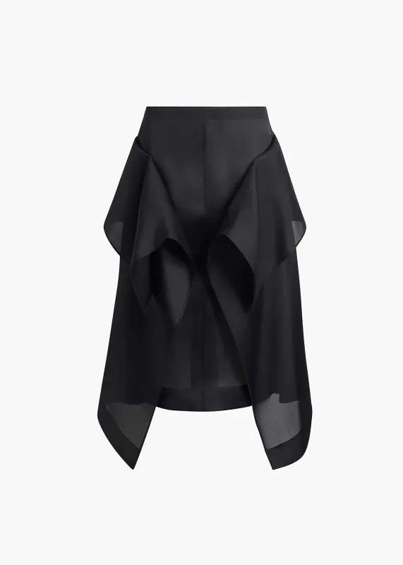 Nina Skirt in Black sold by KHAITE