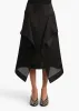 Nina Skirt in Black sold by KHAITE