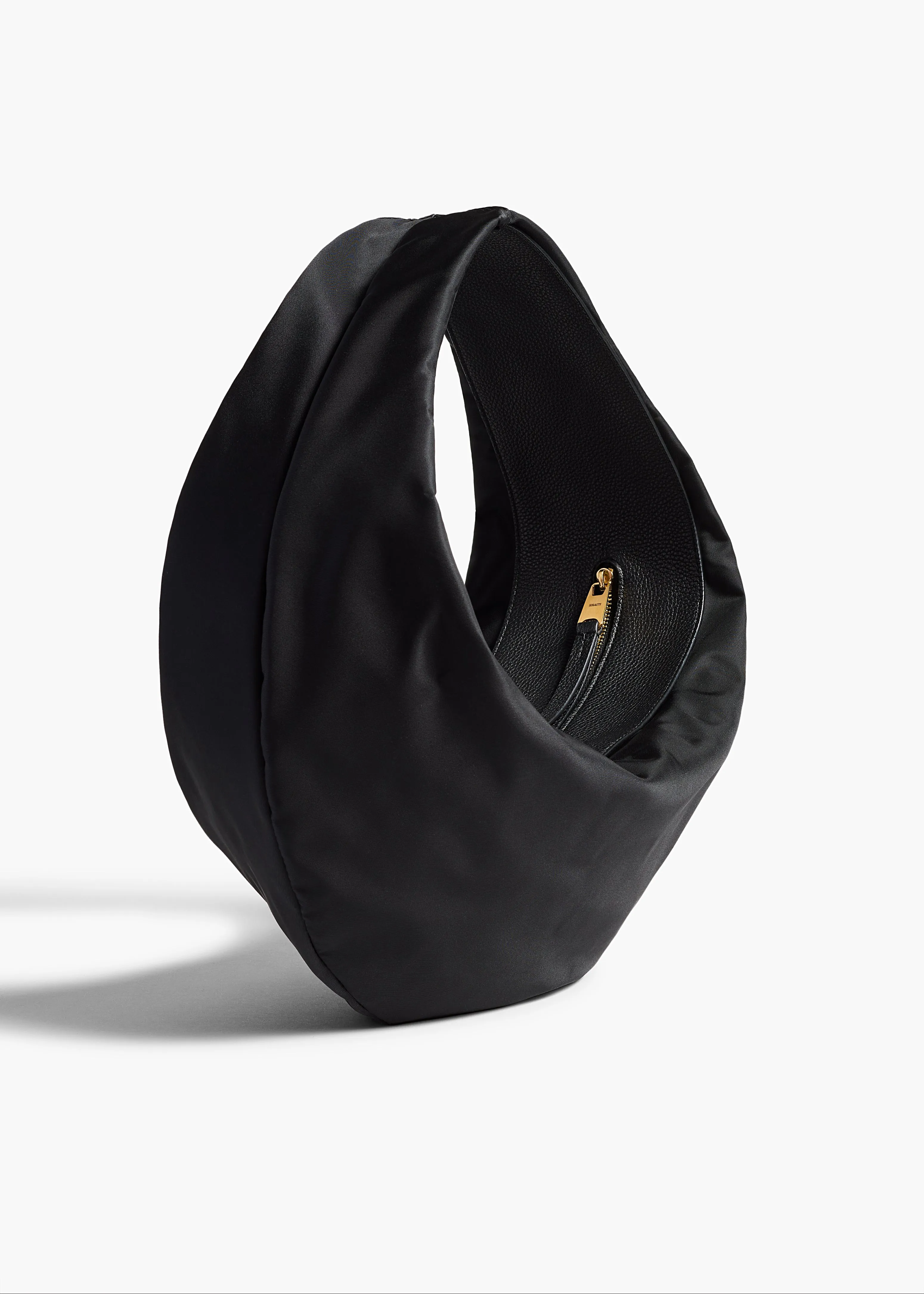 Medium Olivia Hobo in Black Nylon sold by KHAITE product image thumbnail 2