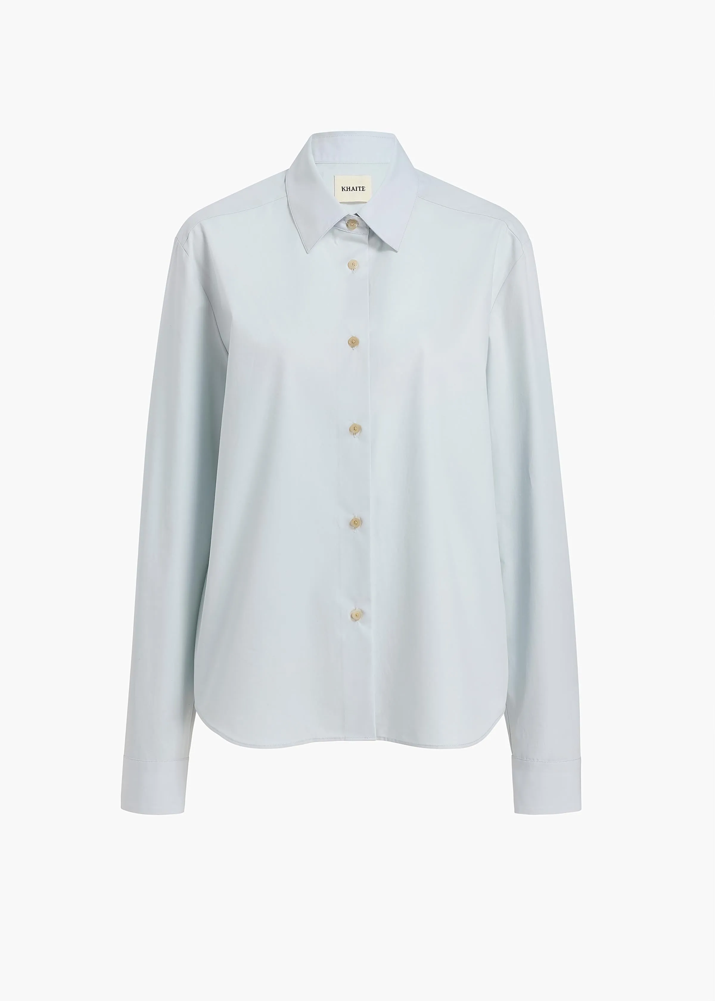 Argo Top in Ice Blue sold by KHAITE