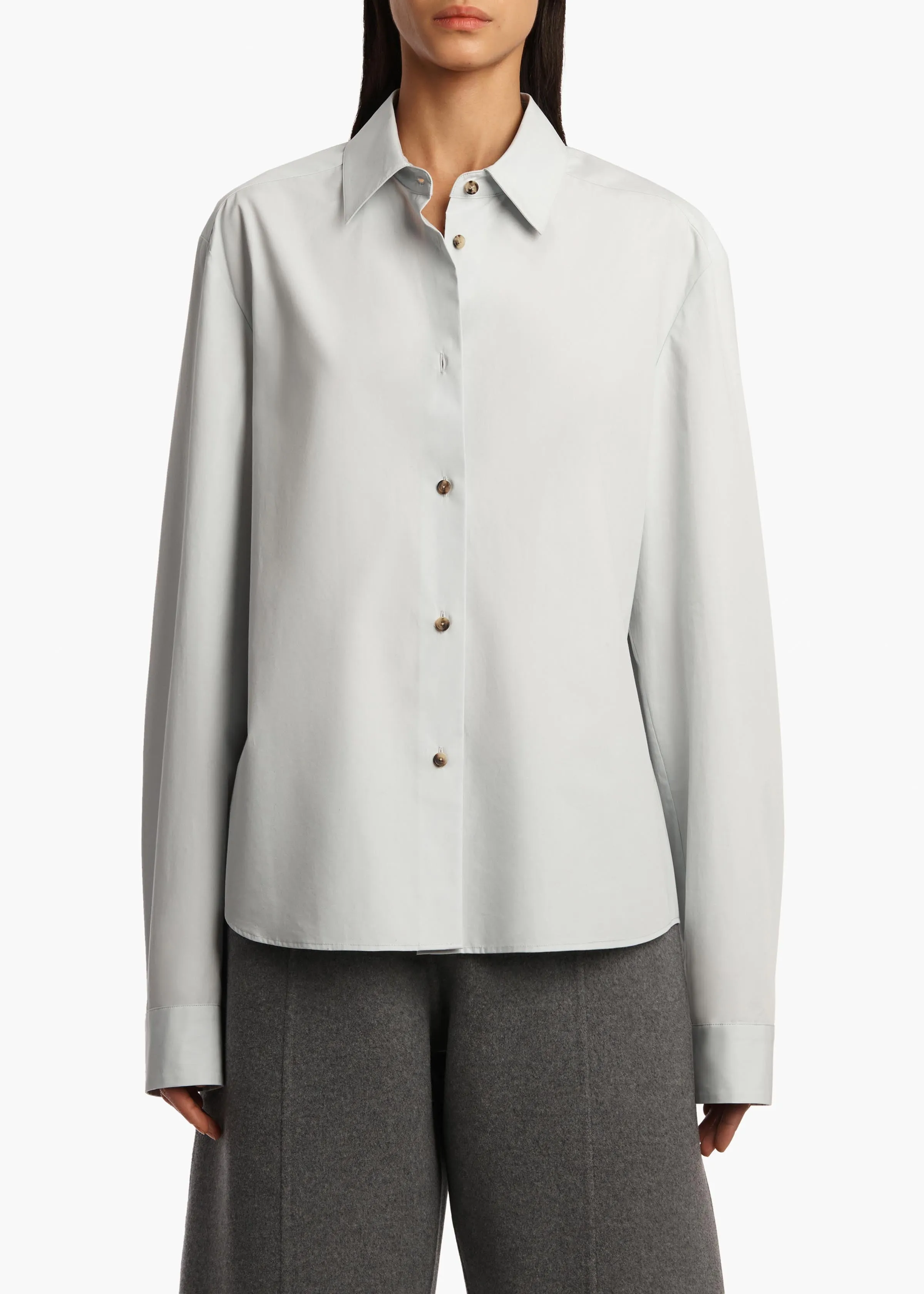 Argo Top in Ice Blue sold by KHAITE product image thumbnail 3