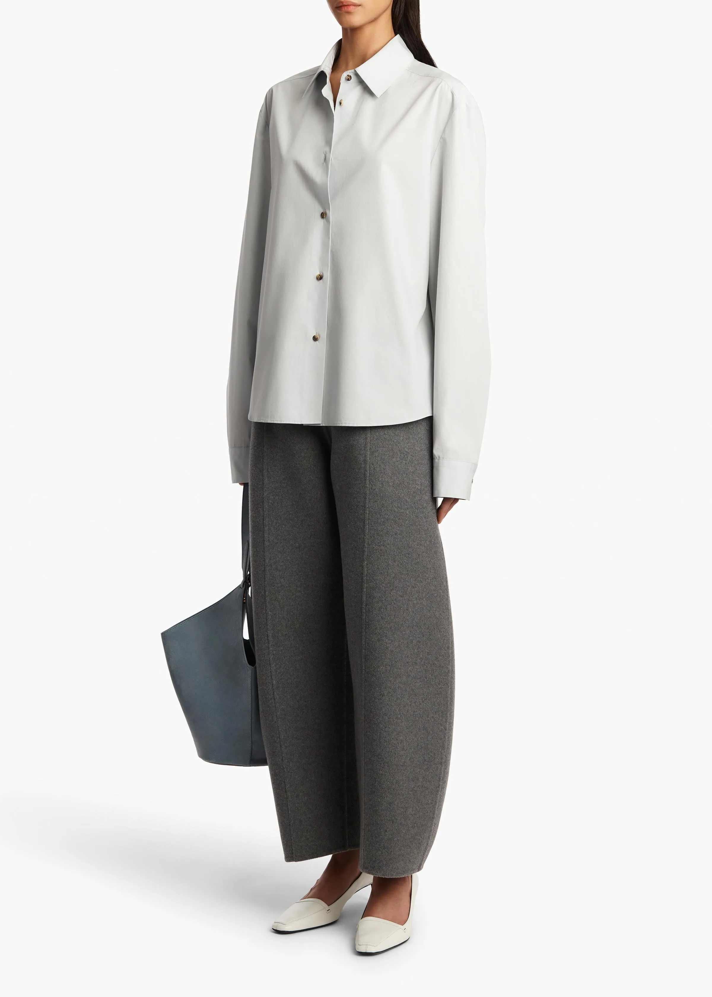 Argo Top in Ice Blue sold by KHAITE product image thumbnail 2