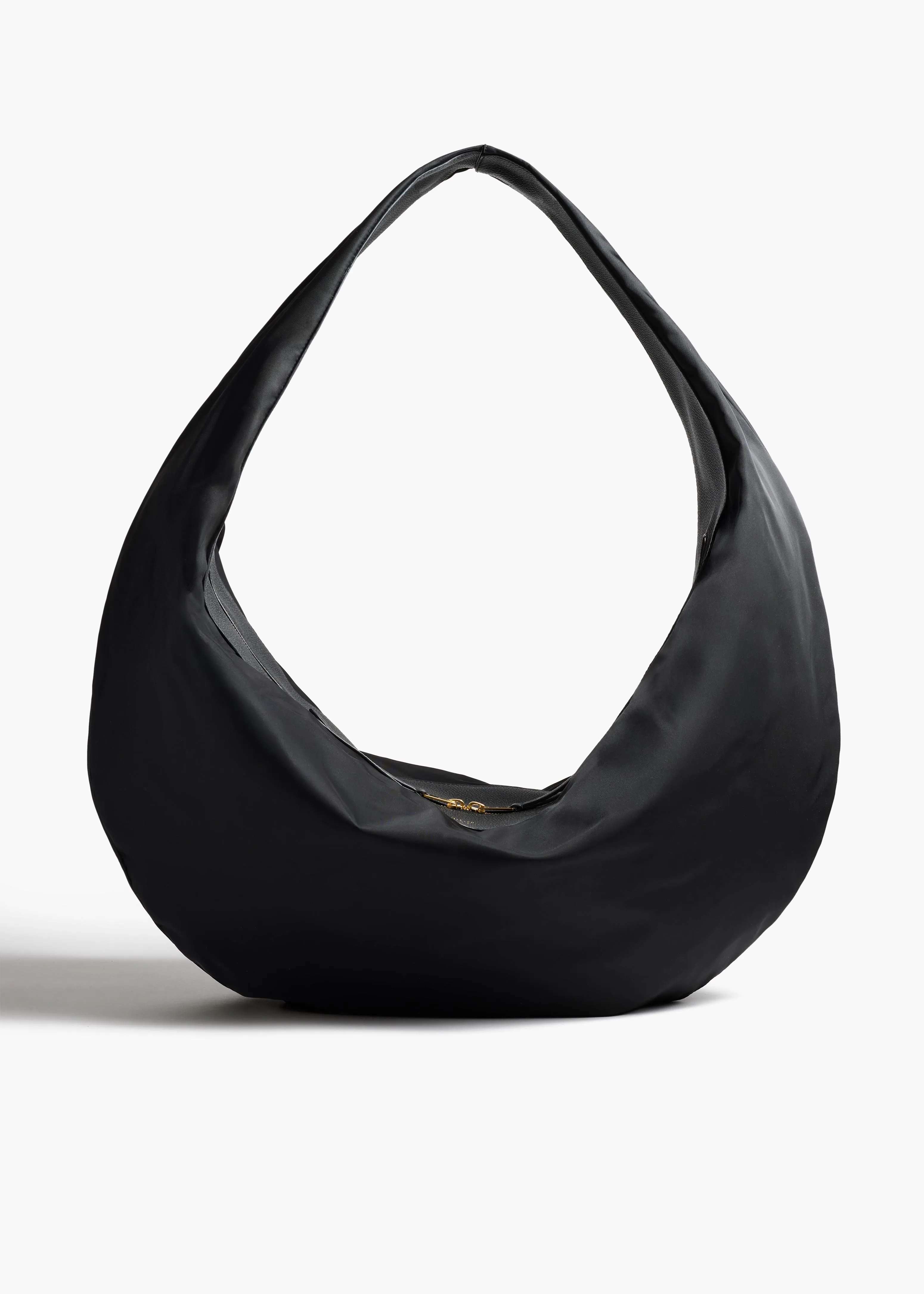 Extra Large Olivia Hobo in Black Nylon sold by KHAITE