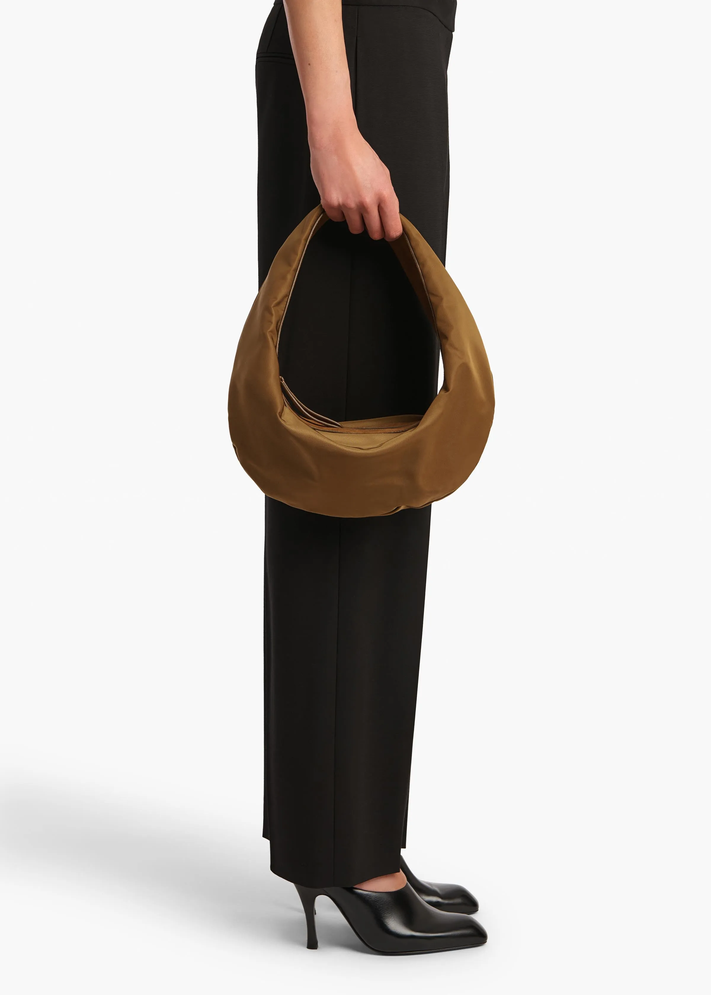 Medium Olivia Hobo in Safari Nylon sold by KHAITE product image thumbnail 5