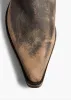 Clive Boot in Vintage Black Leather sold by KHAITE