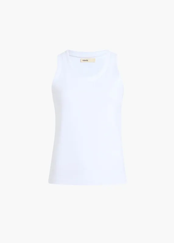 Isha Top in White made by KHAITE
