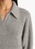 Herve Sweater in Fog sold by KHAITE