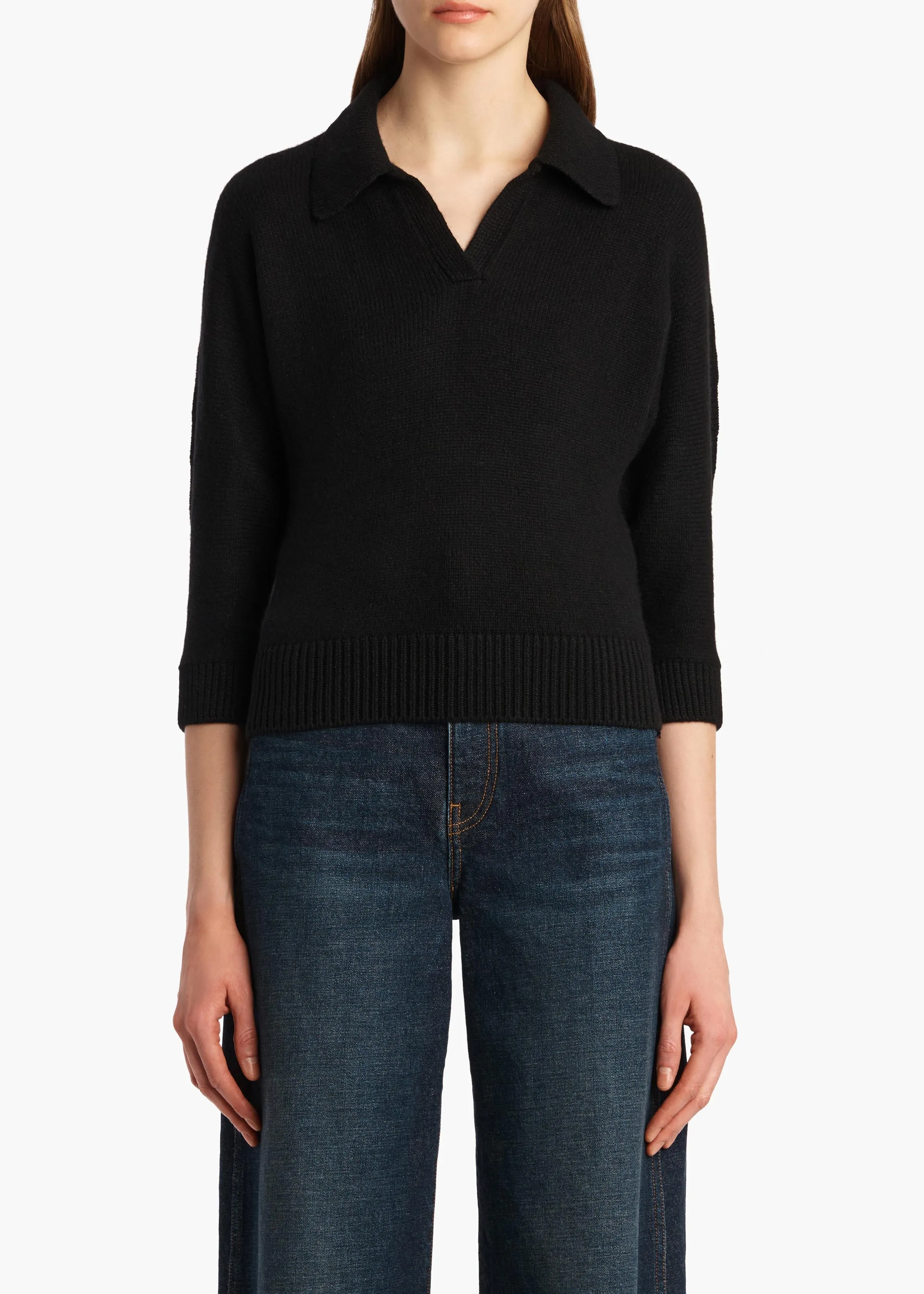 Herve Sweater in Black sold by KHAITE product image thumbnail 3