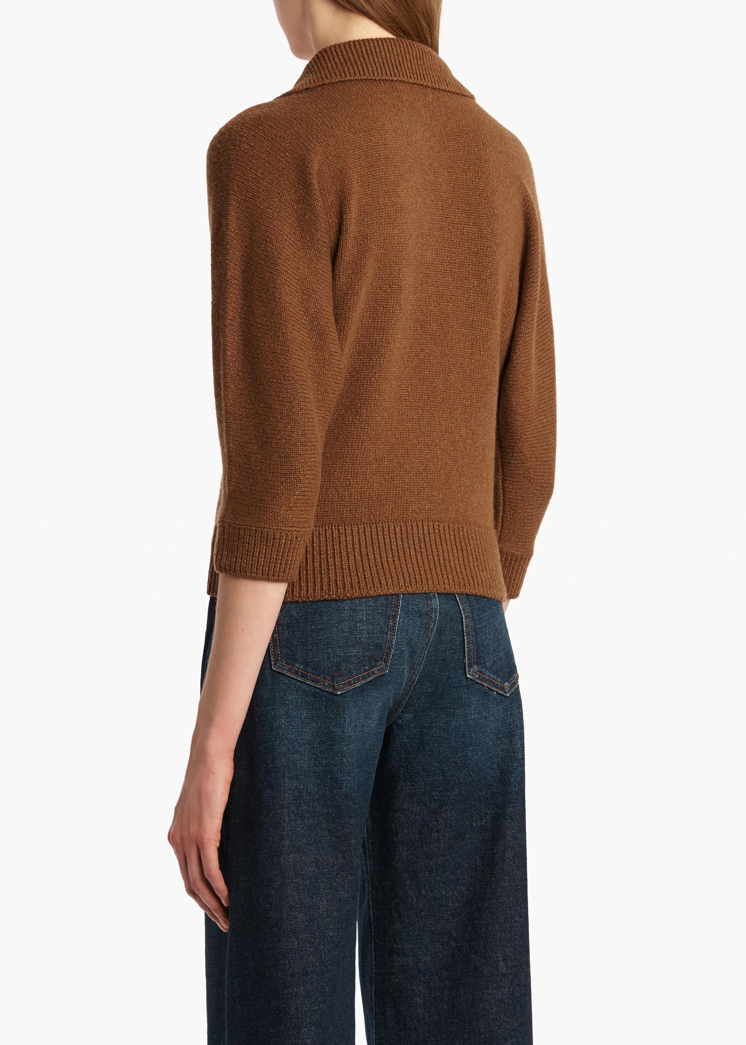 Herve Sweater in Maple sold by KHAITE product image thumbnail 4