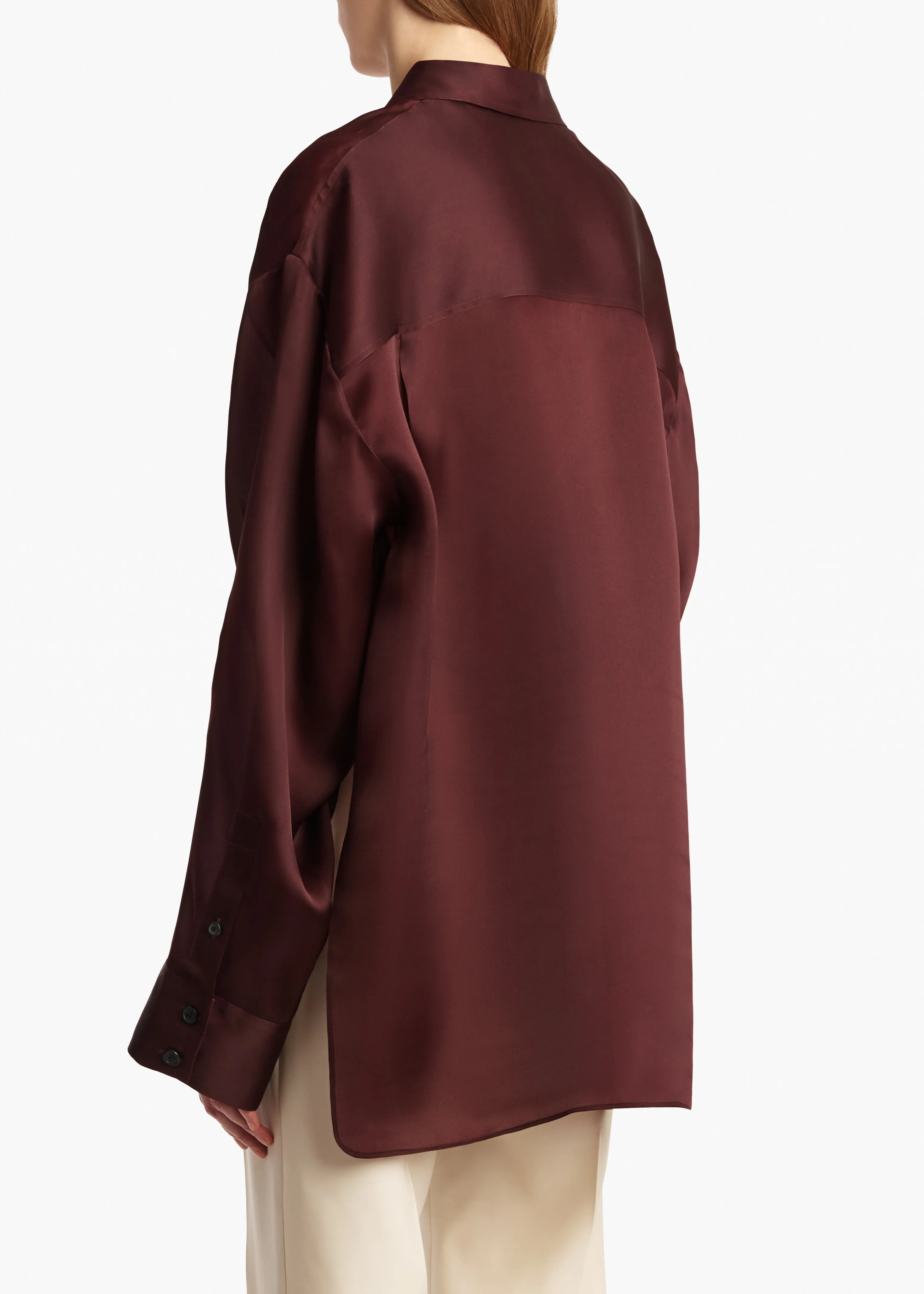 Matteo Top in Almandine sold by KHAITE product image thumbnail 4