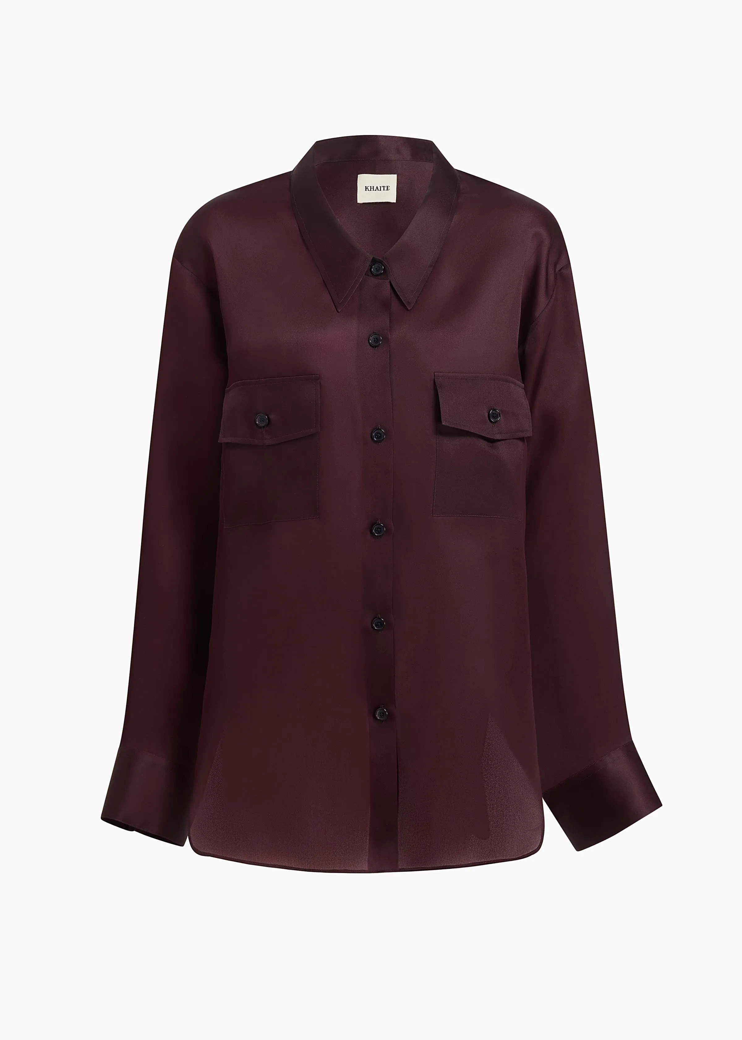 Matteo Top in Almandine sold by KHAITE