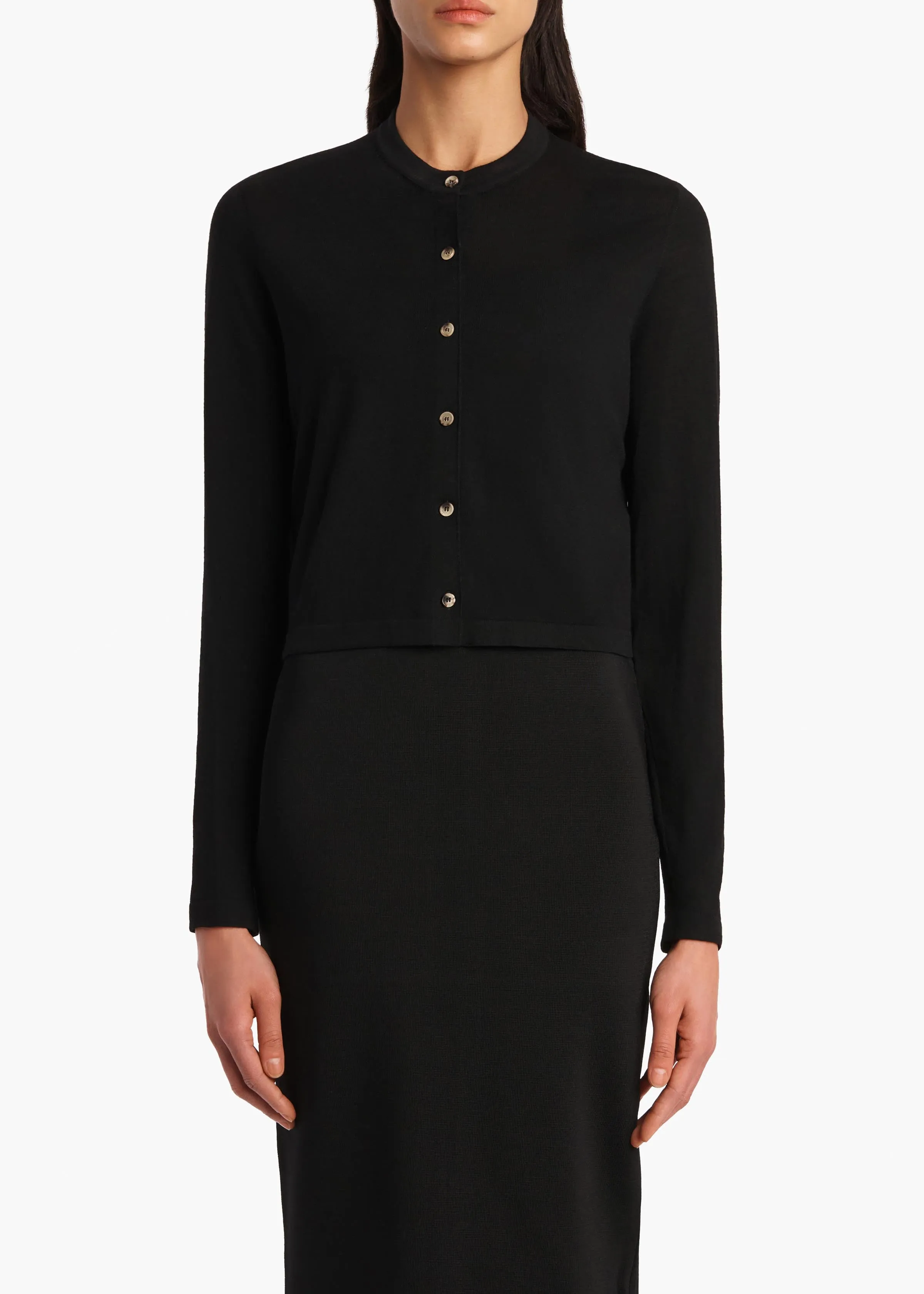 Brieta Cardigan in Black sold by KHAITE product image thumbnail 3