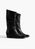 Clive Boot in Black Leather sold by KHAITE