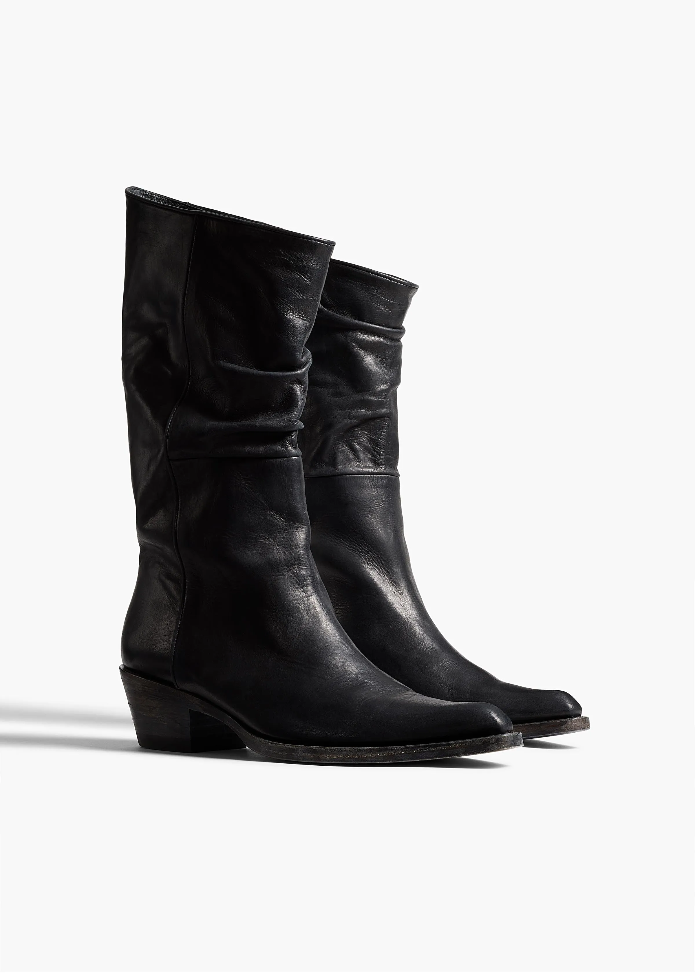 Clive Boot in Black Leather sold by KHAITE product image thumbnail 2