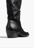 Clive Boot in Black Leather sold by KHAITE