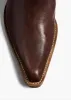 Clive Boot in Dark Brown Leather sold by KHAITE