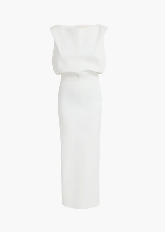 Terran Dress in Chalk sold by KHAITE