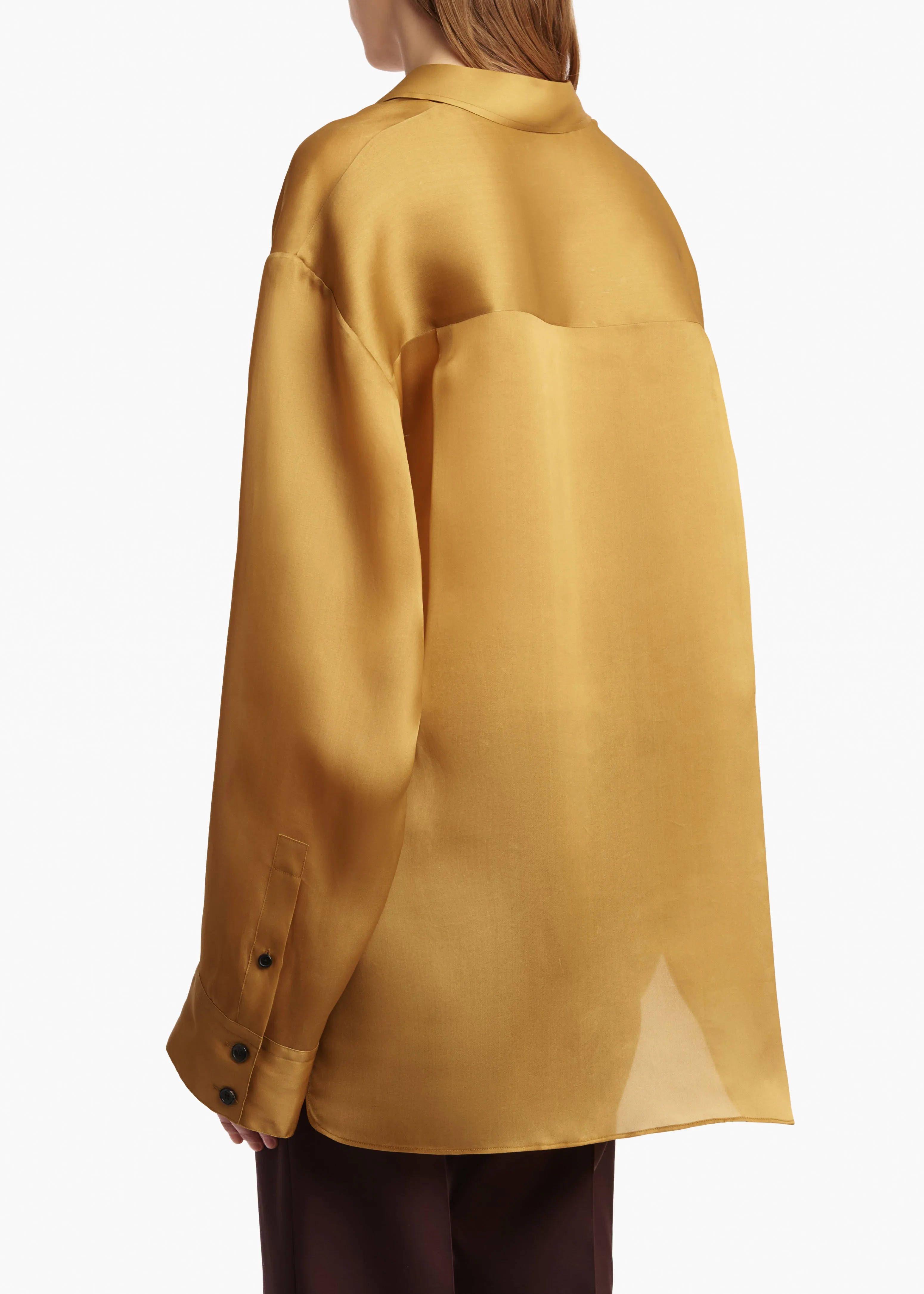 Matteo Top in Dijon sold by KHAITE product image thumbnail 4