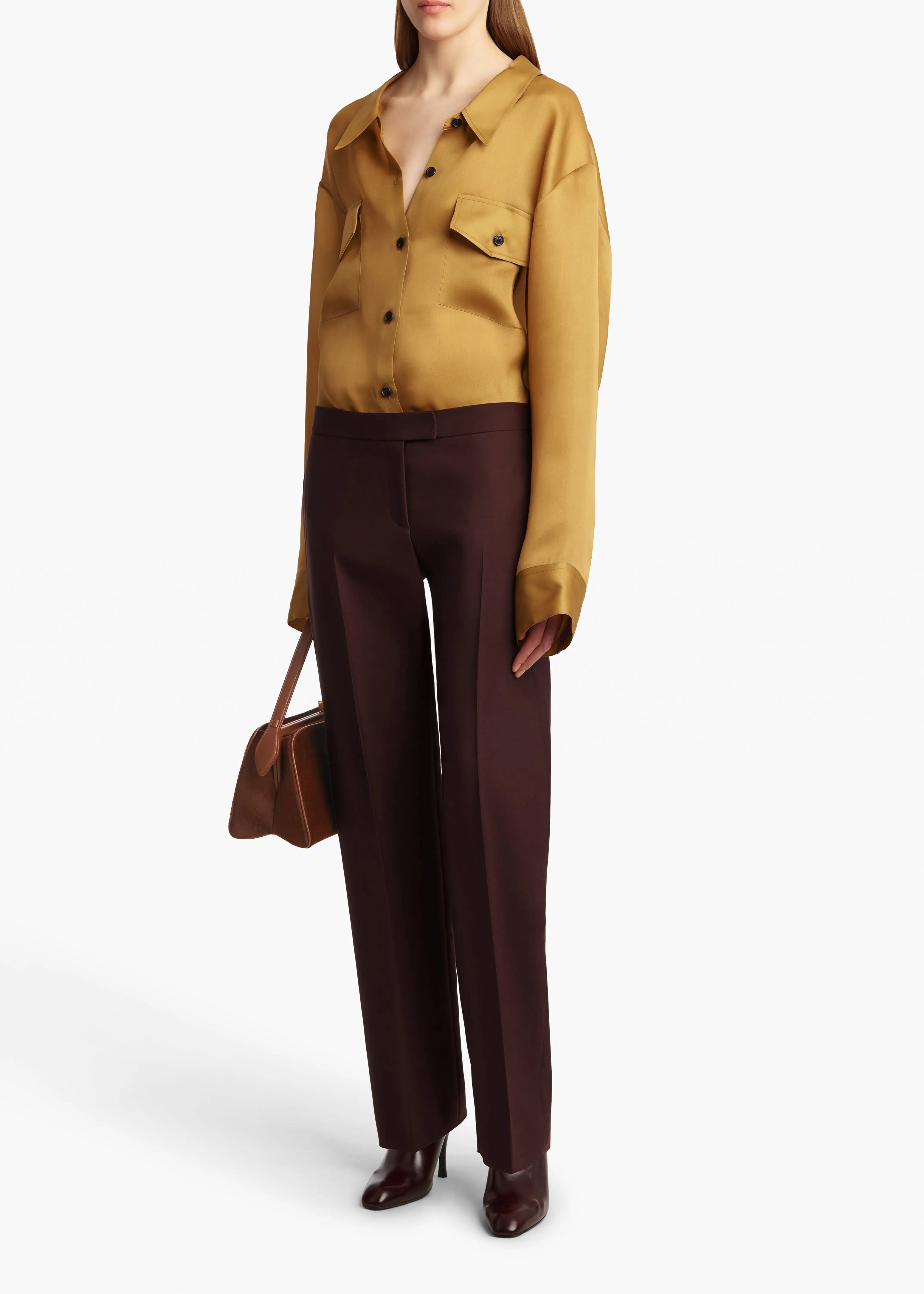 Matteo Top in Dijon sold by KHAITE product image thumbnail 2