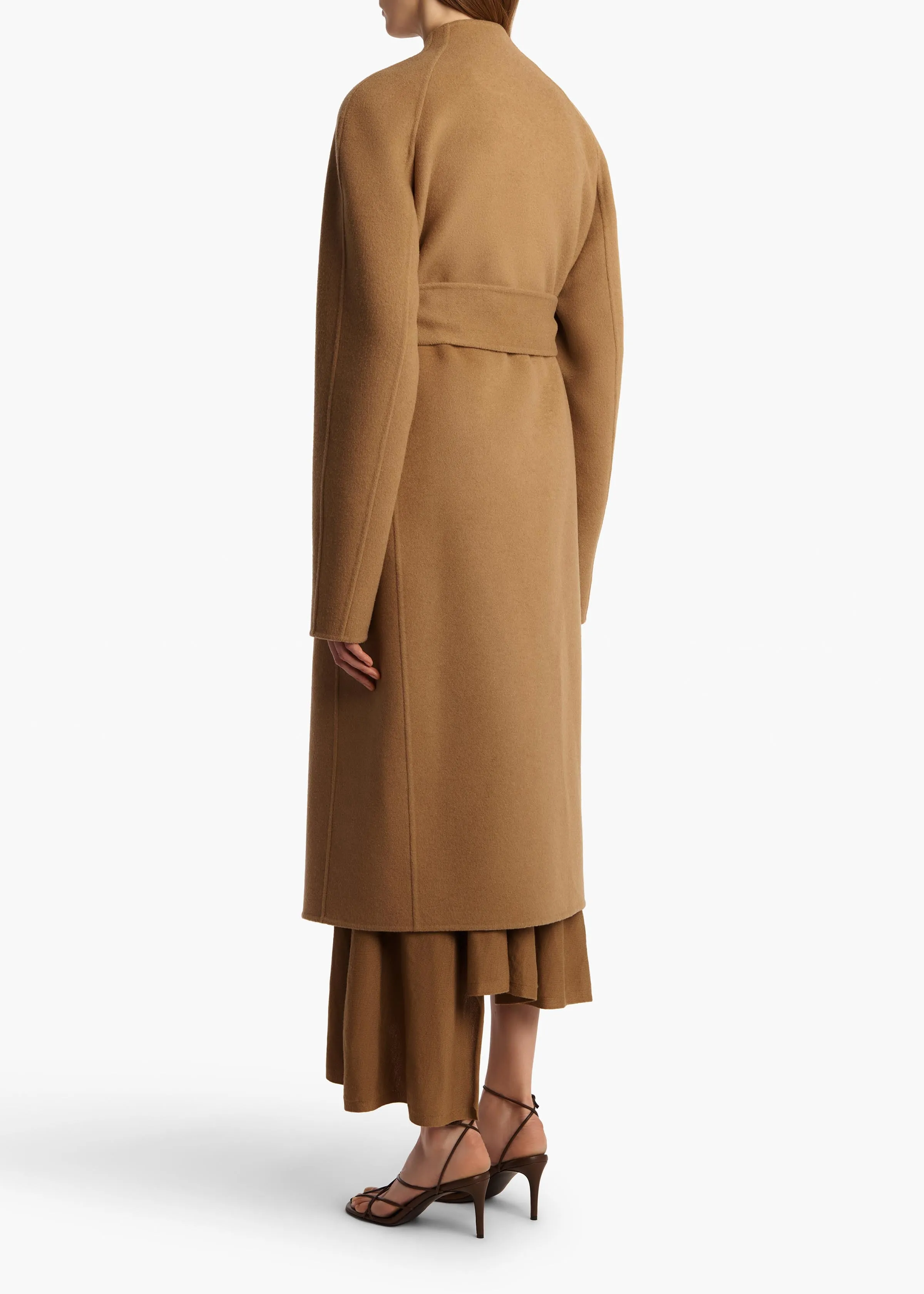 Deena Coat in Camel sold by KHAITE product image thumbnail 4
