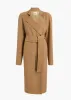 Deena Coat in Camel sold by KHAITE