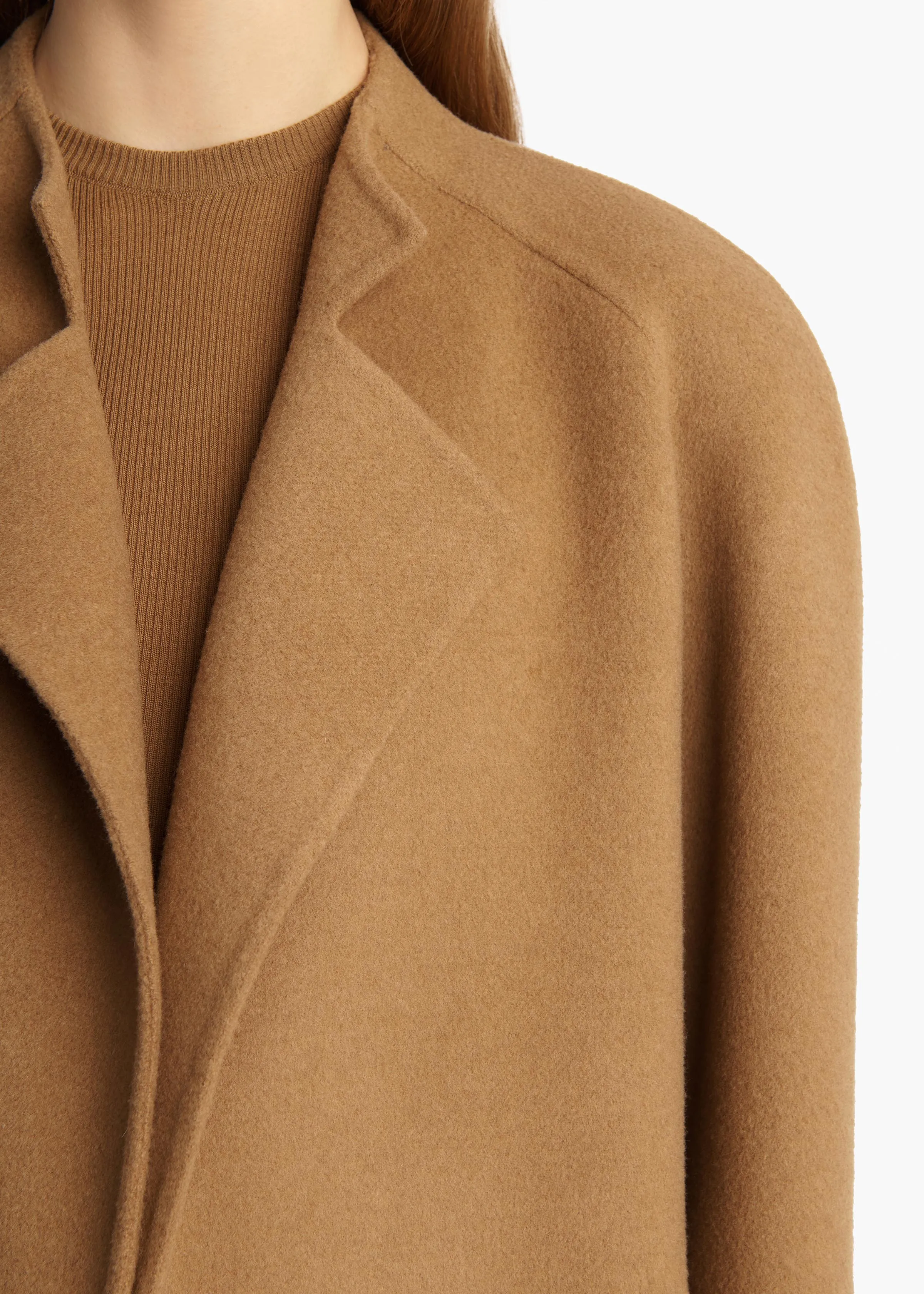 Deena Coat in Camel sold by KHAITE product image thumbnail 5