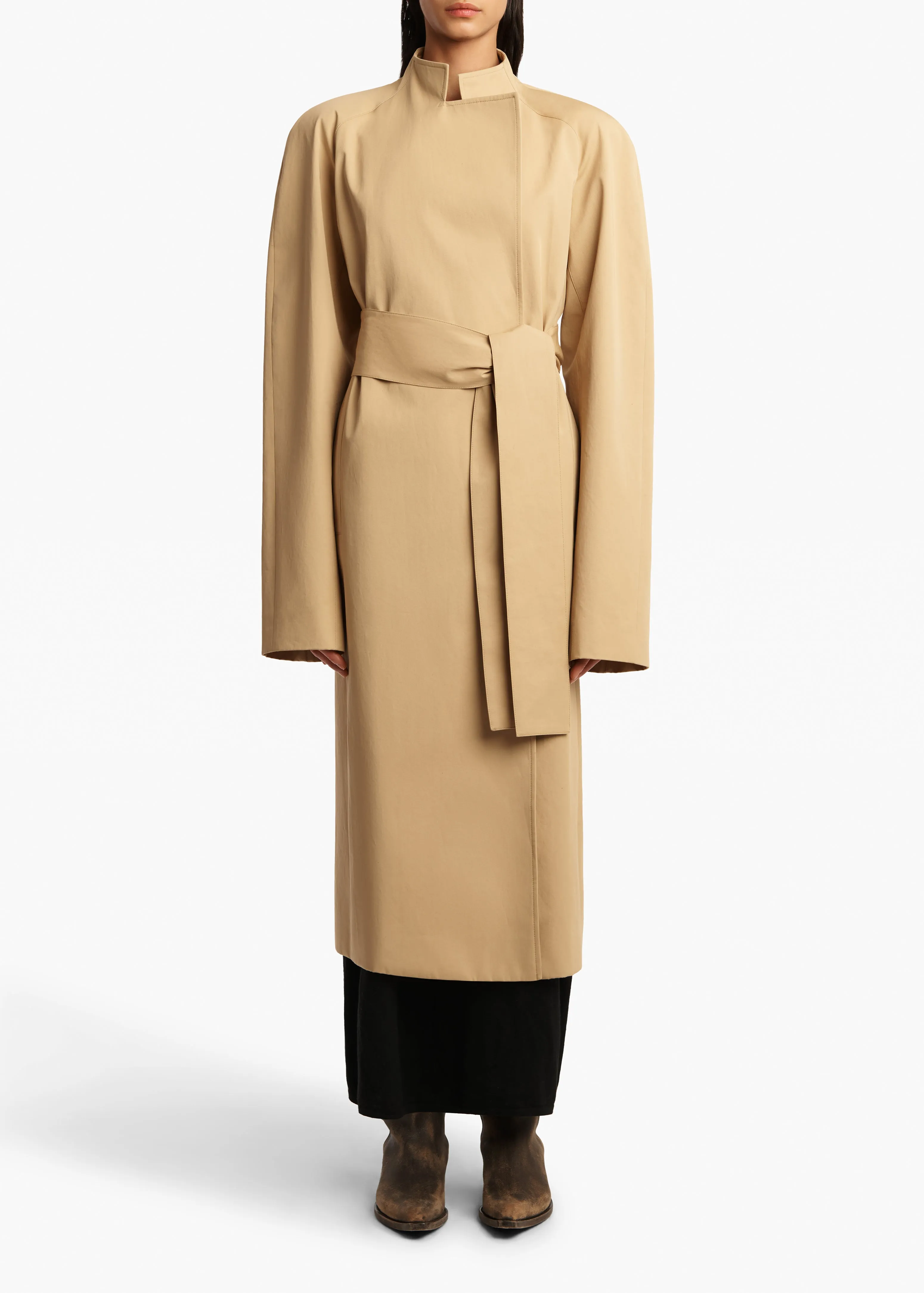 Lagden Trench in Wheat sold by KHAITE product image thumbnail 3