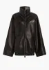 Garret Jacket in Black Leather sold by KHAITE