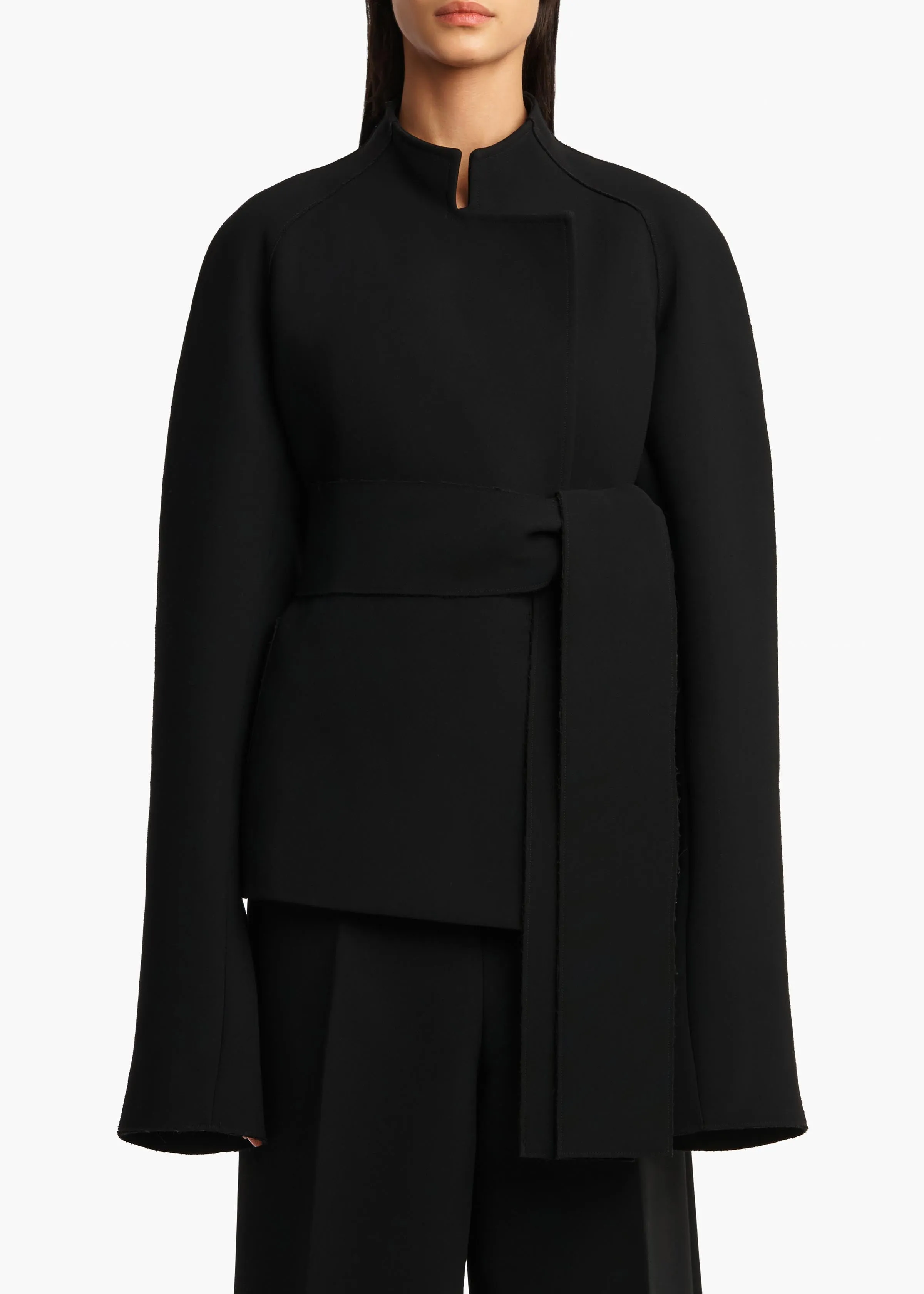 Edith Jacket in Black sold by KHAITE product image thumbnail 3