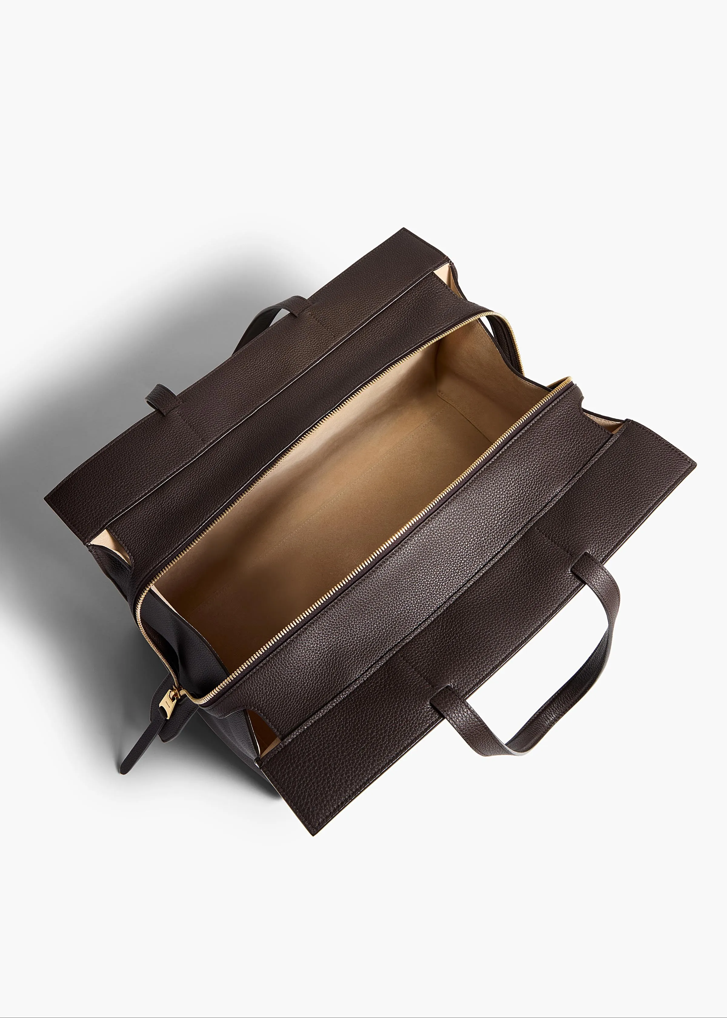 Crosby Bag in Espresso Pebbled Leather sold by KHAITE product image thumbnail 4