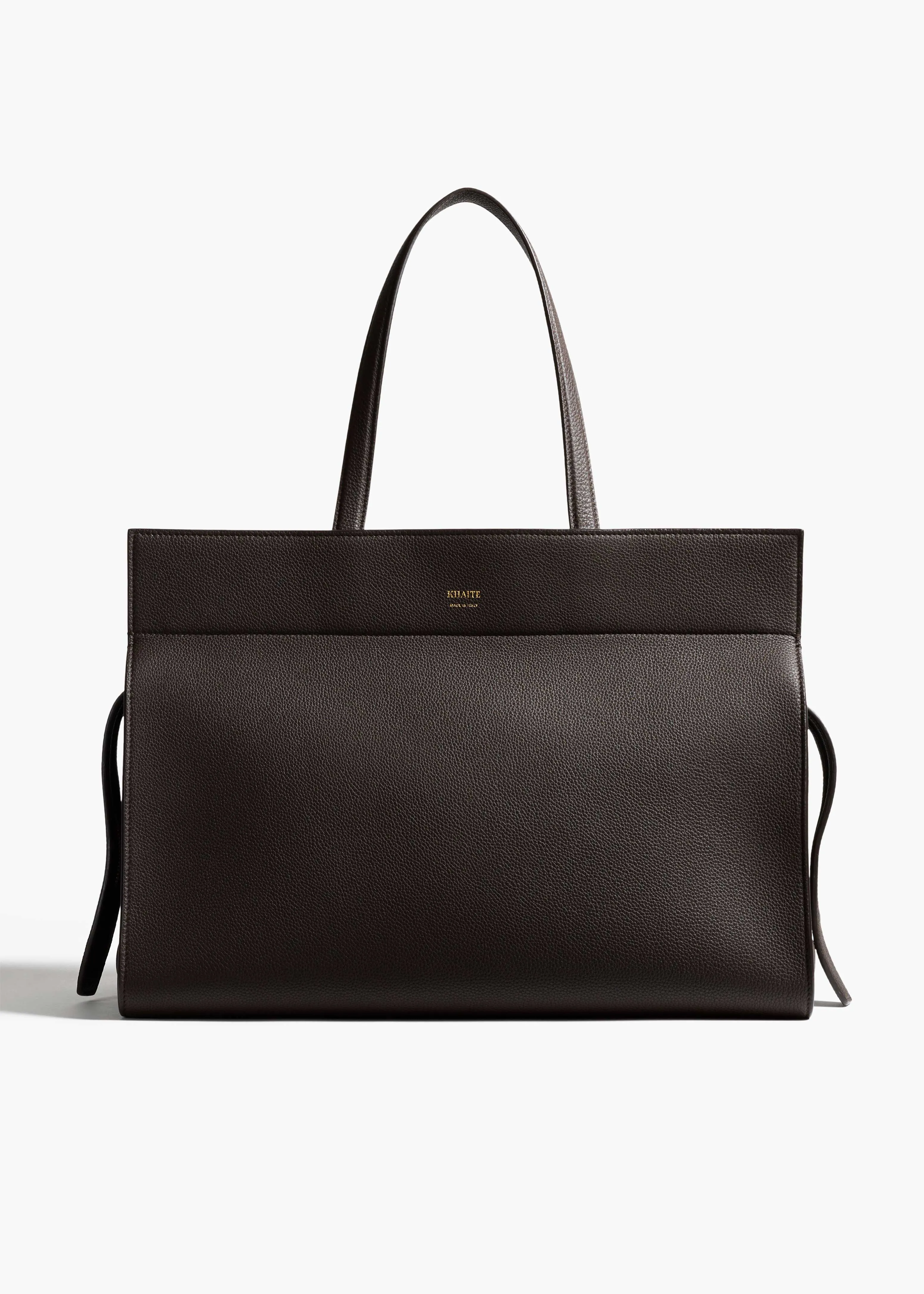 Crosby Bag in Espresso Pebbled Leather sold by KHAITE