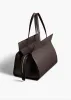 Crosby Bag in Espresso Pebbled Leather sold by KHAITE