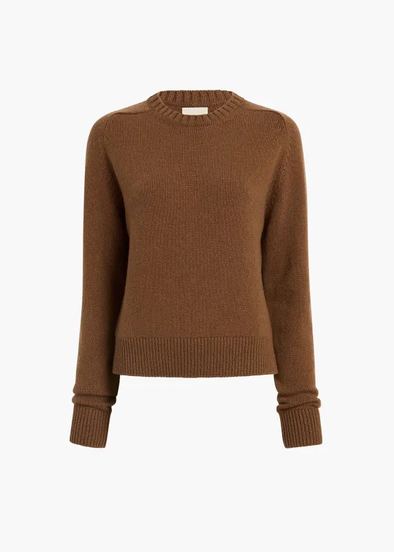 Nera Sweater in Maple sold by KHAITE
