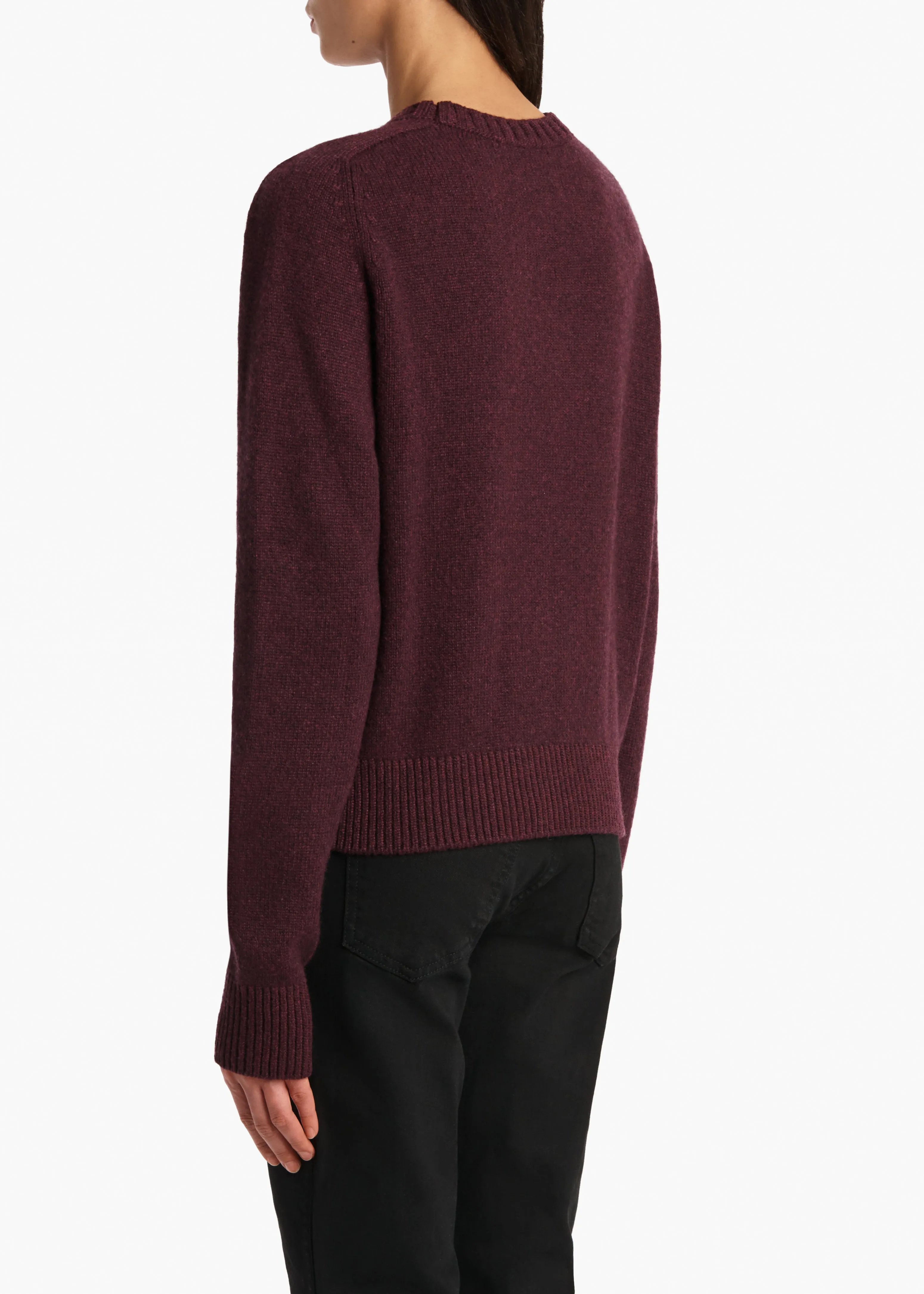 Nera Sweater in Plum sold by KHAITE product image thumbnail 4
