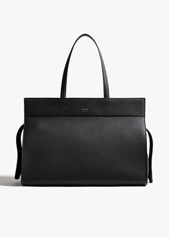 Crosby Bag in Black Pebbled Leather sold by KHAITE