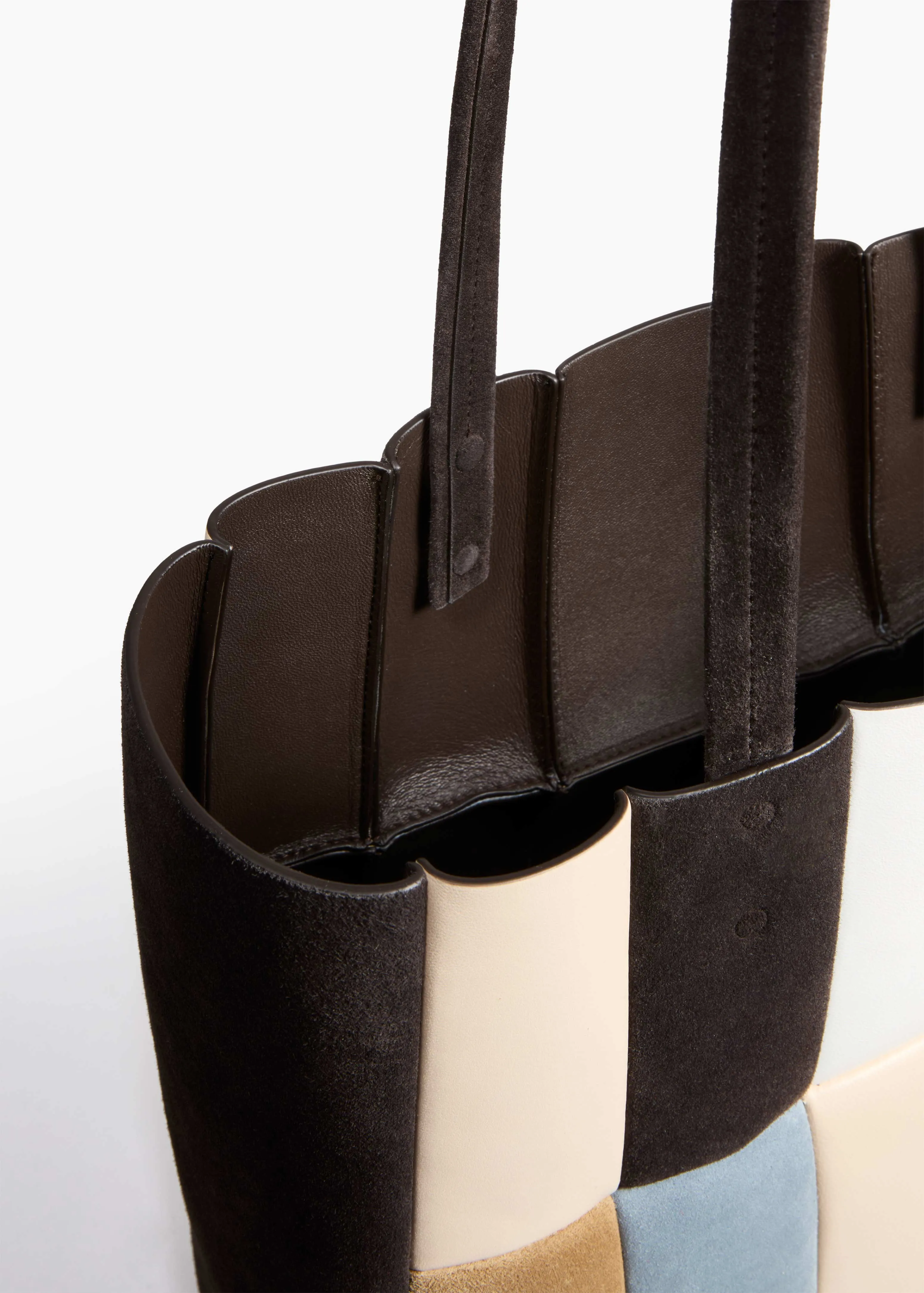 Zoe Tote in Dark Brown Multi Leather sold by KHAITE product image thumbnail 4