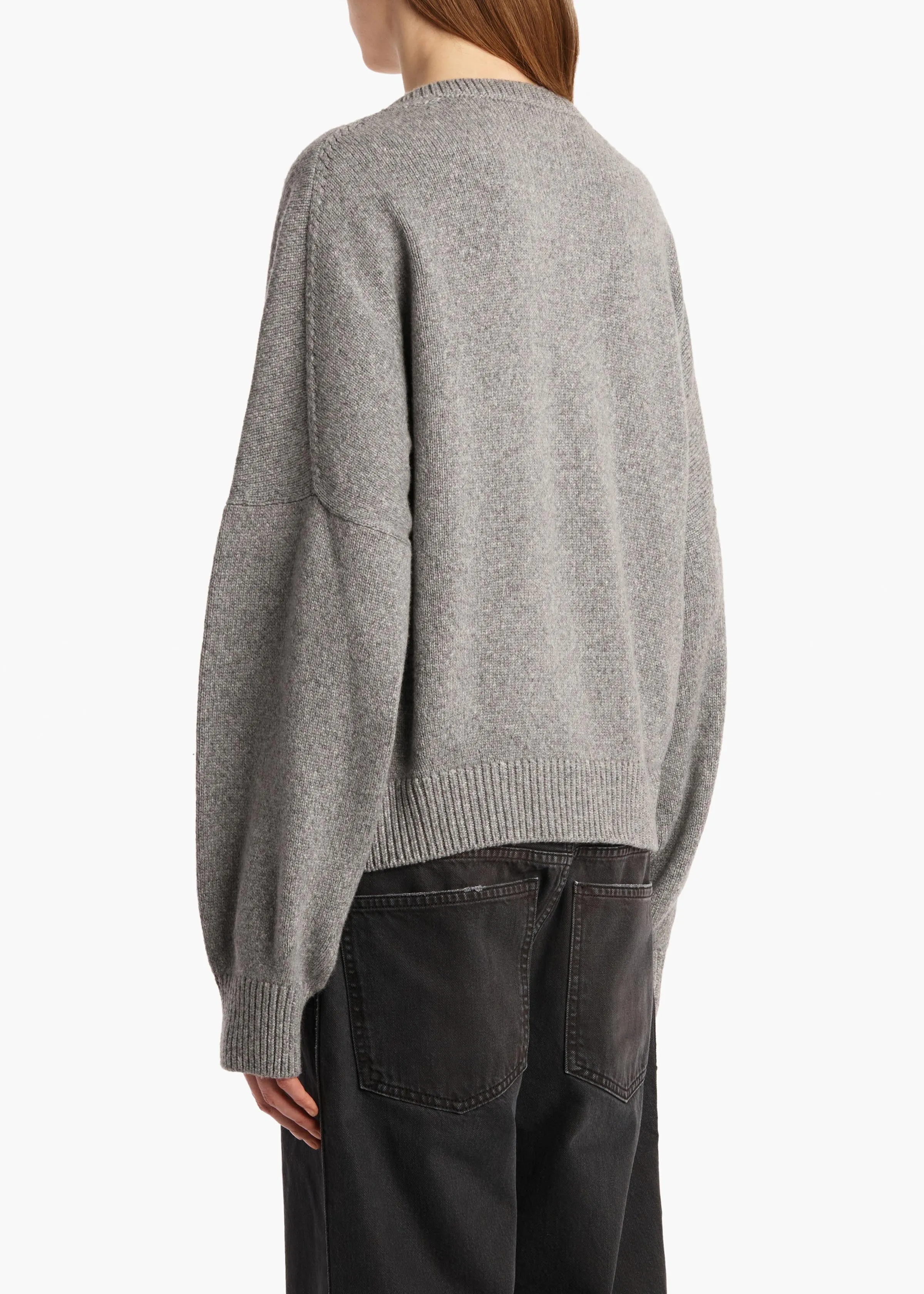 Wolfe Sweater in Fog sold by KHAITE product image thumbnail 4